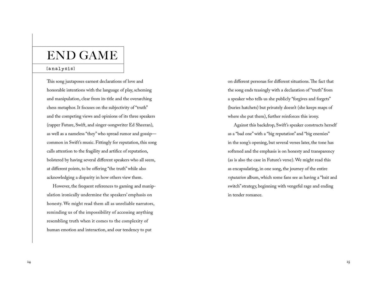 Meet Me in the Afterglow: The Annotated Poetry of Taylor Swift
