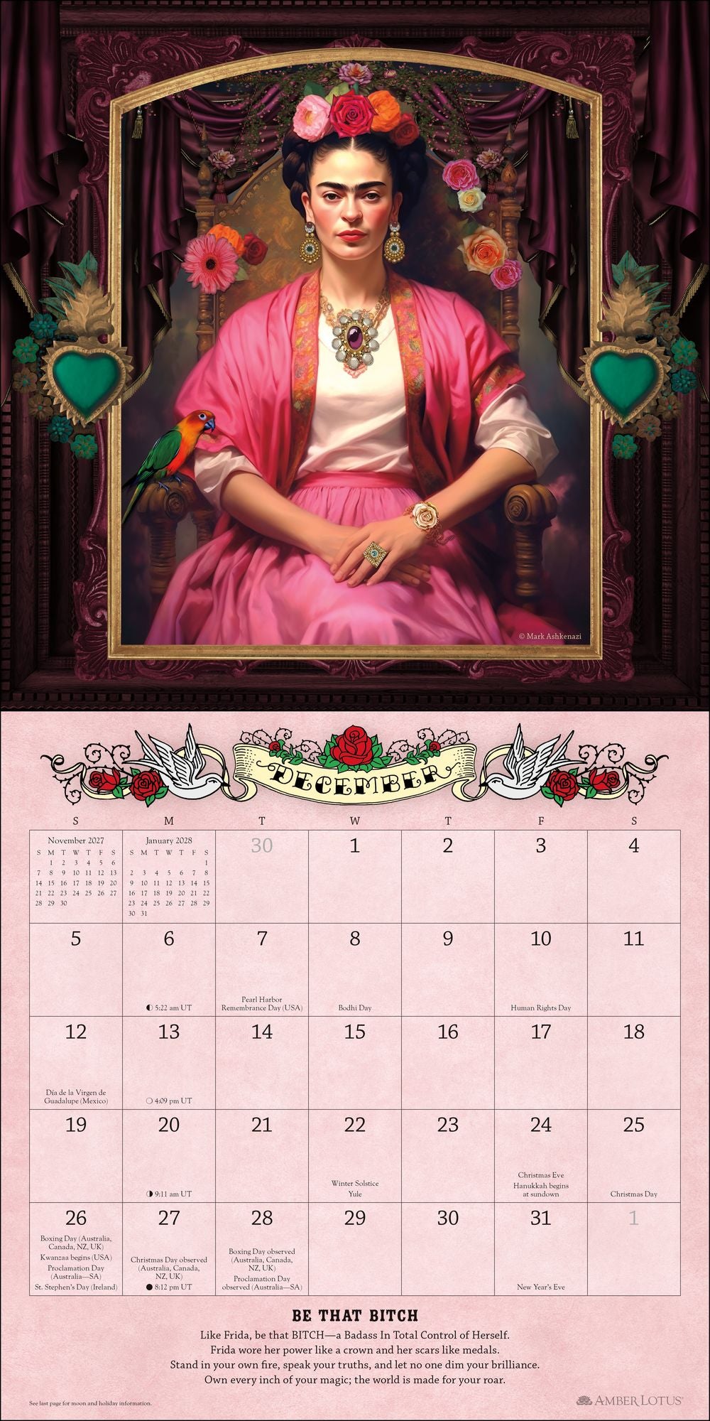 2027 For the Love of Frida Wall Calendar