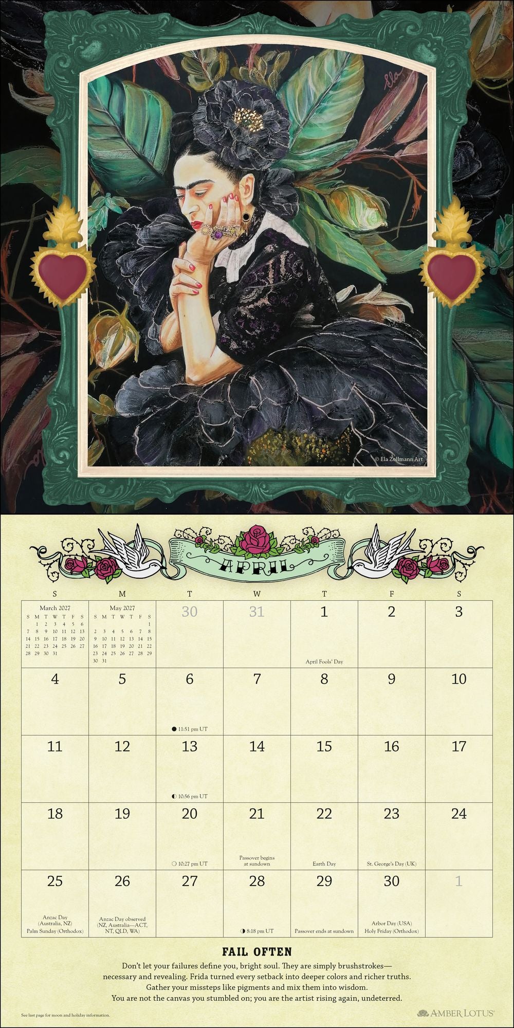 2027 For the Love of Frida Wall Calendar