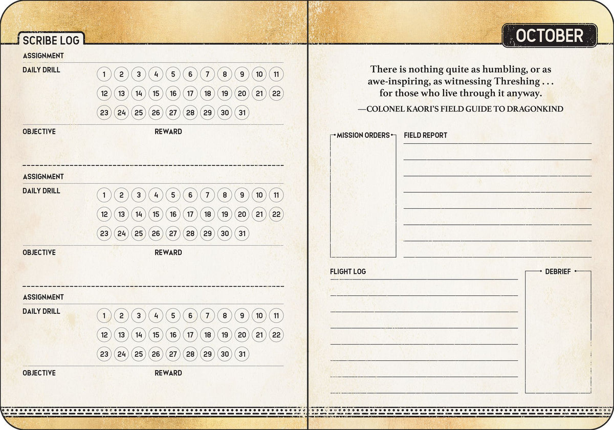 2027 Fourth Wing Officially Licensed Weekly Planner