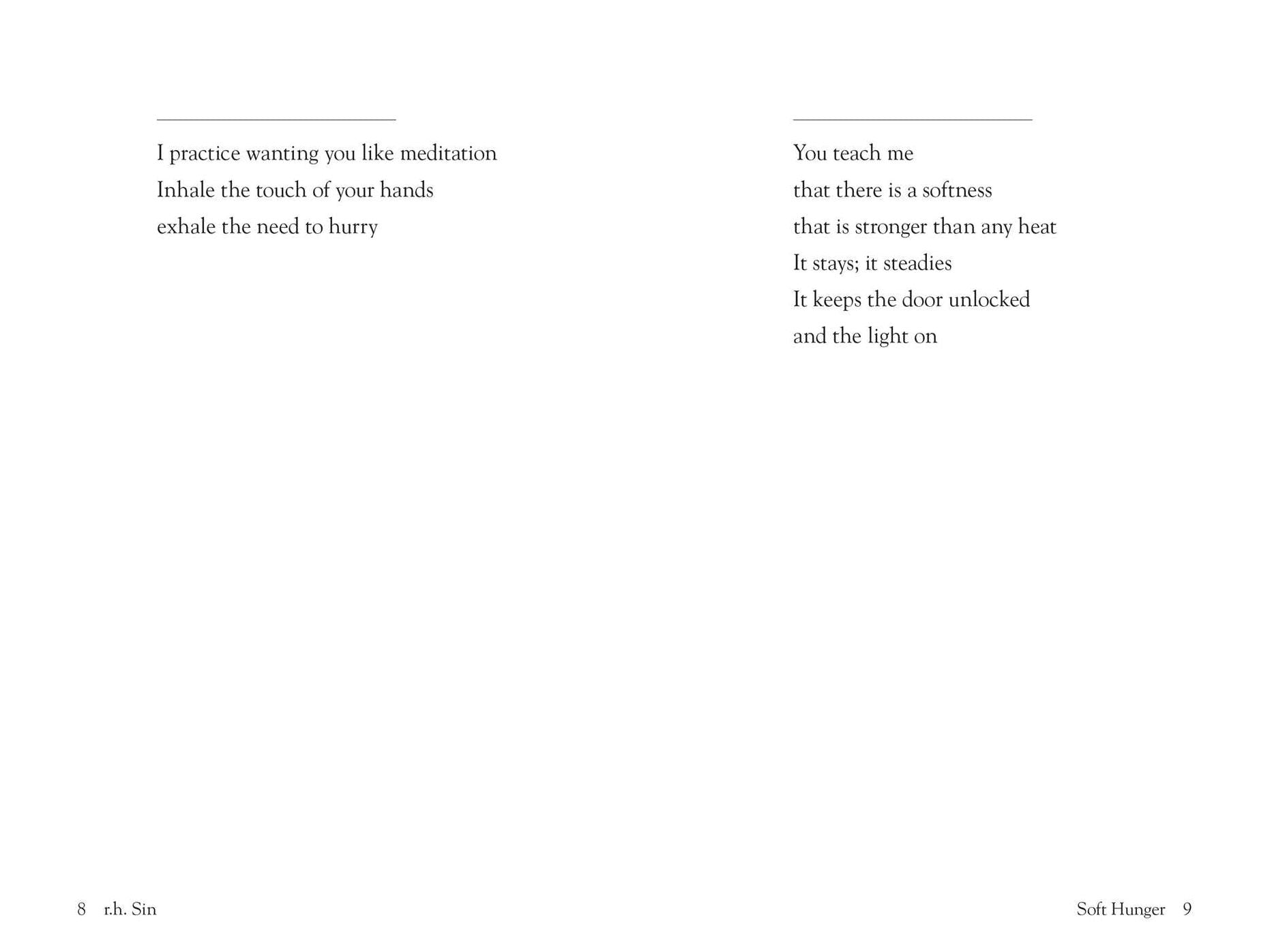 Soft Hunger: The Yearning