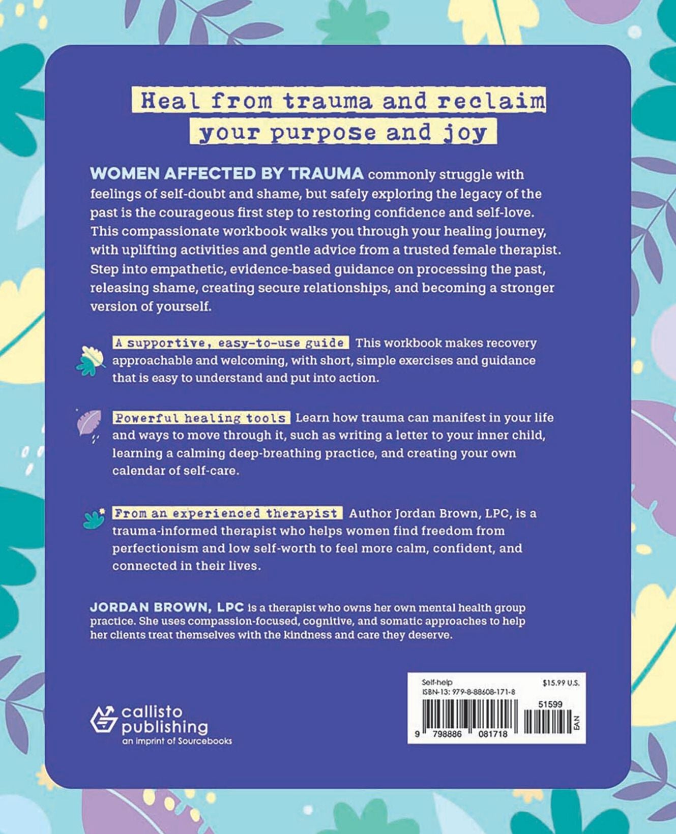 Self-Love Workbook for Women-Trauma Recovery: Empowering Exercises to Build Self-Worth, Self-Care, and Self-Trust