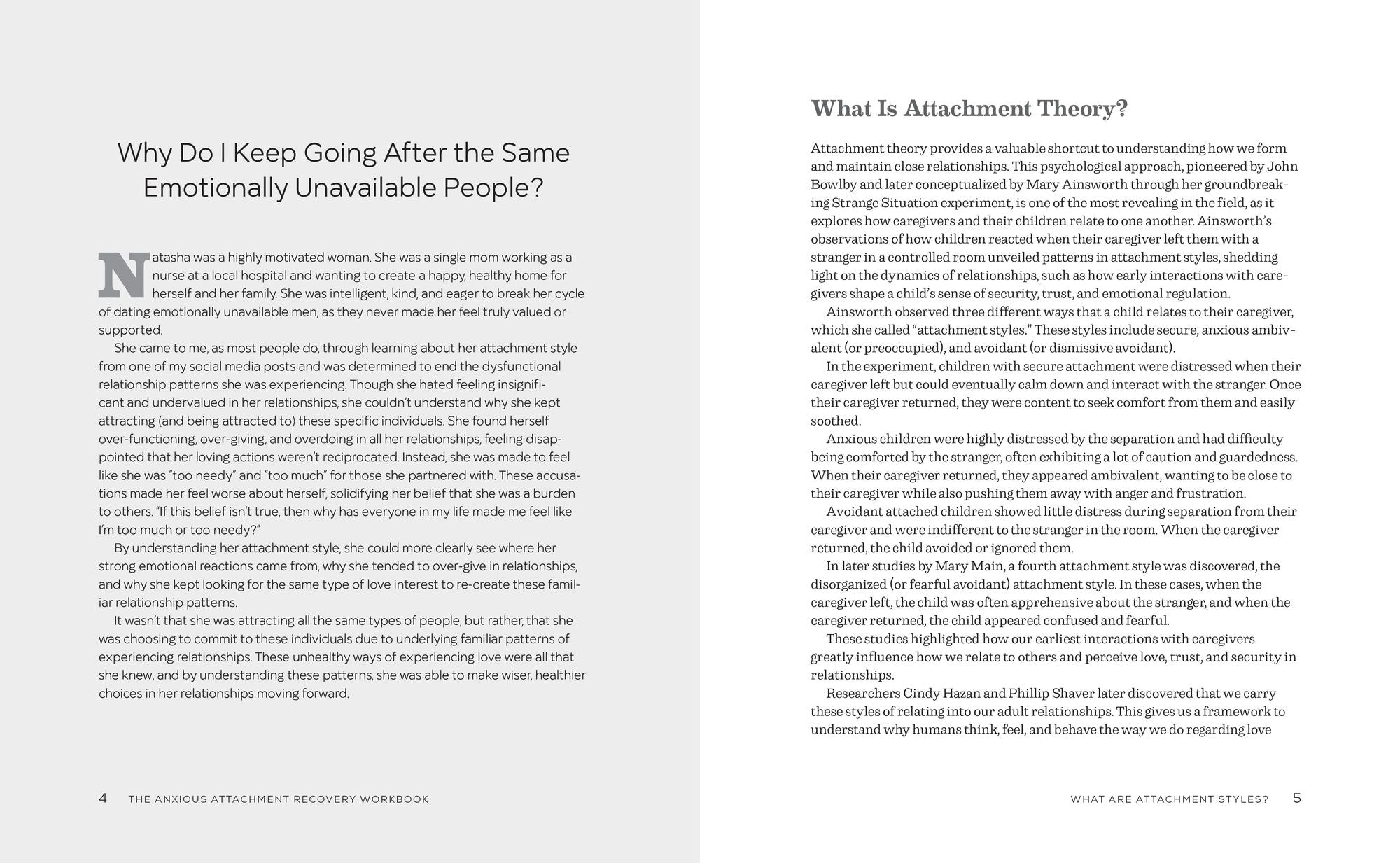 The Anxious Attachment Recovery Workbook: How to Develop Secure and Lasting Relationships