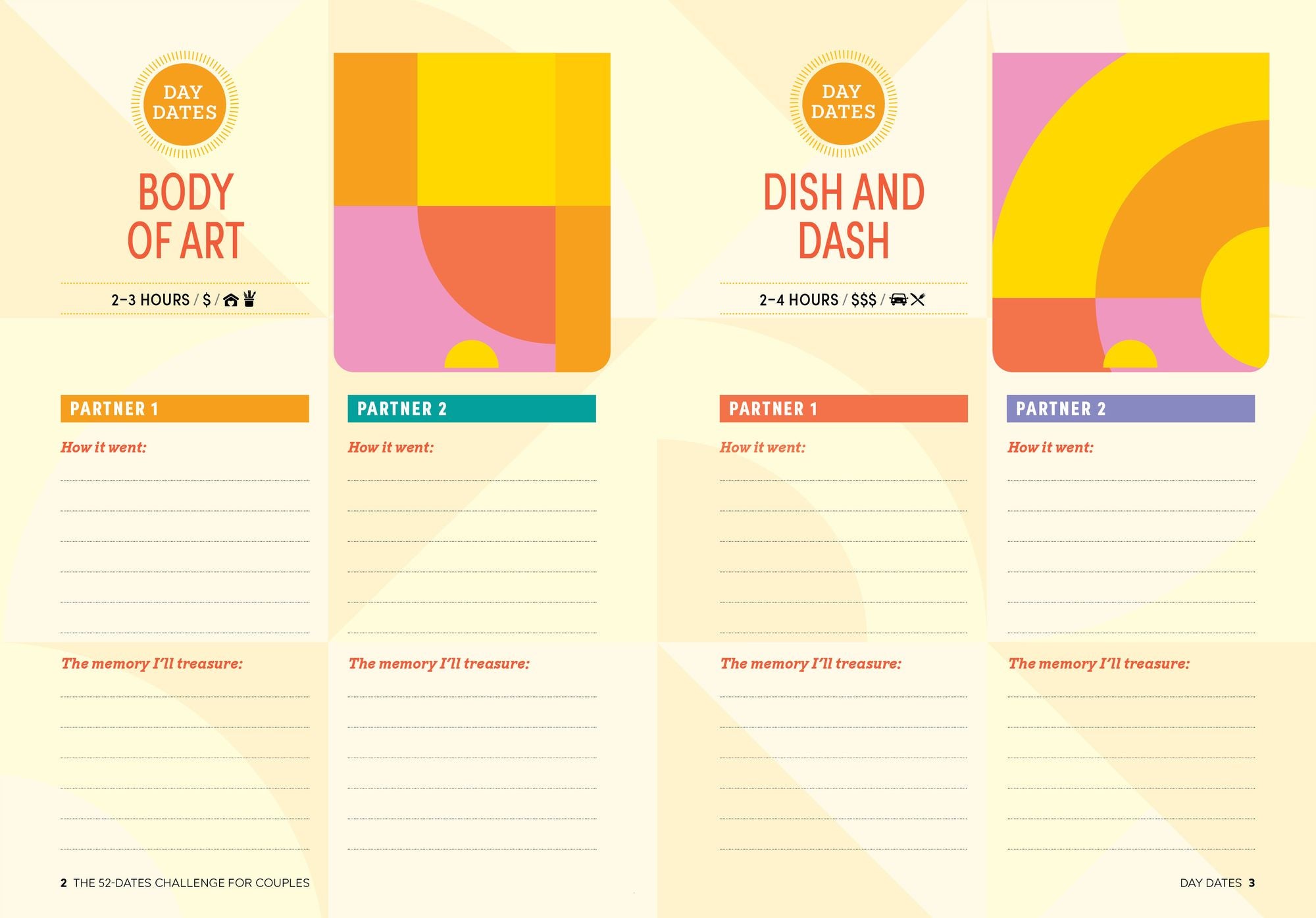 The 52-Dates Challenge for Couples: Open a Surprise Date, Spark Fun in Your Relationship, and Make Lasting Memories