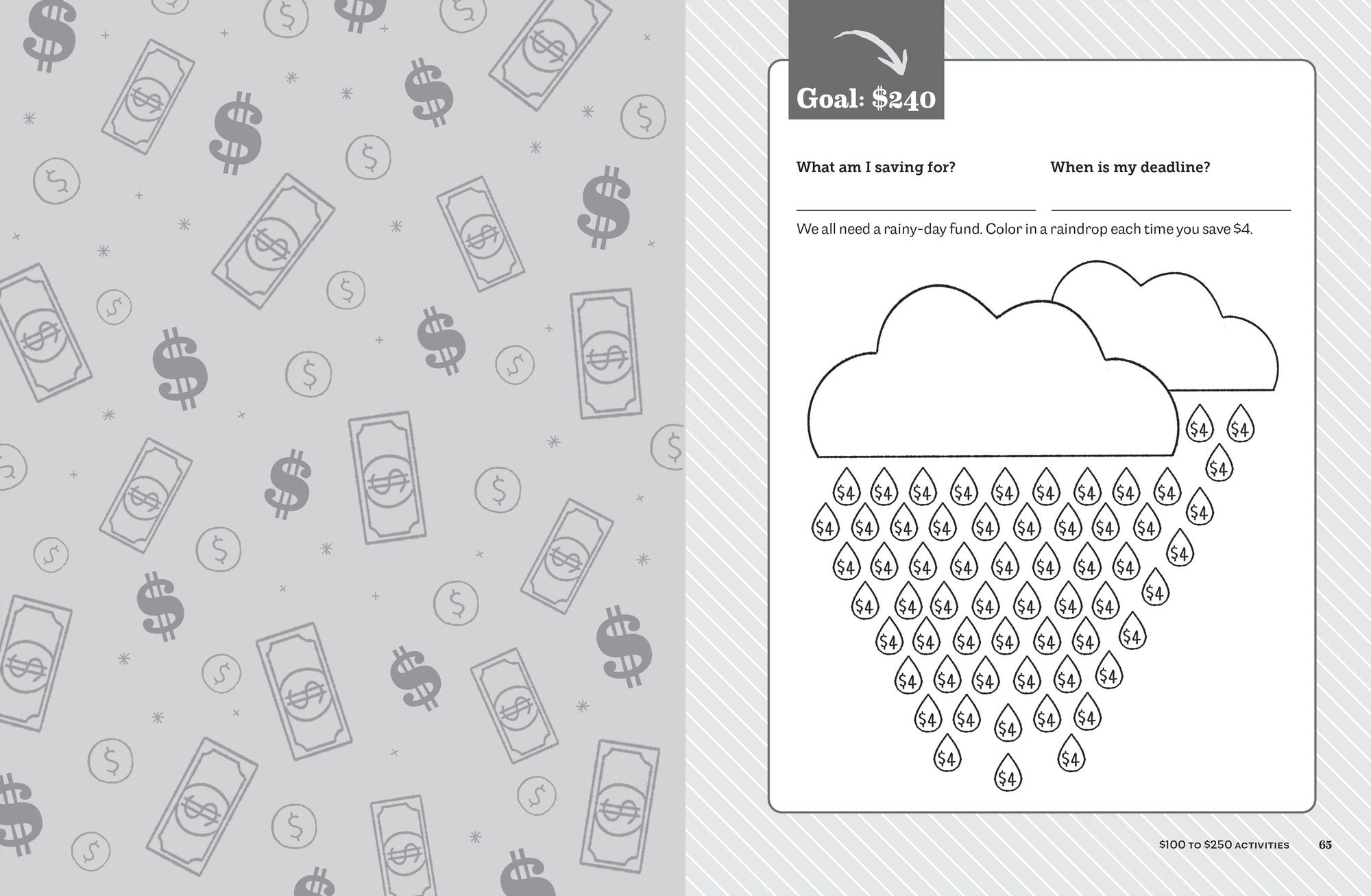 Cash Stash Activity Book: Tight Budgets: 50+ Fun Money Savings Challenges That Add Up Big