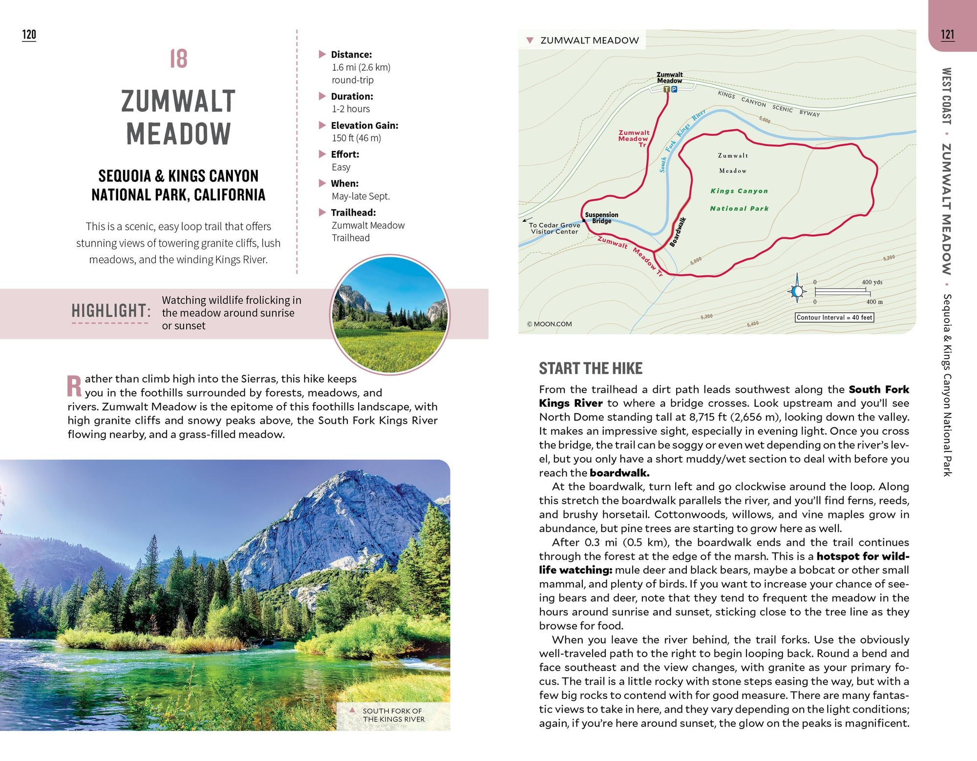 Moon USA National Parks Hiking: The Top 100 Trails
