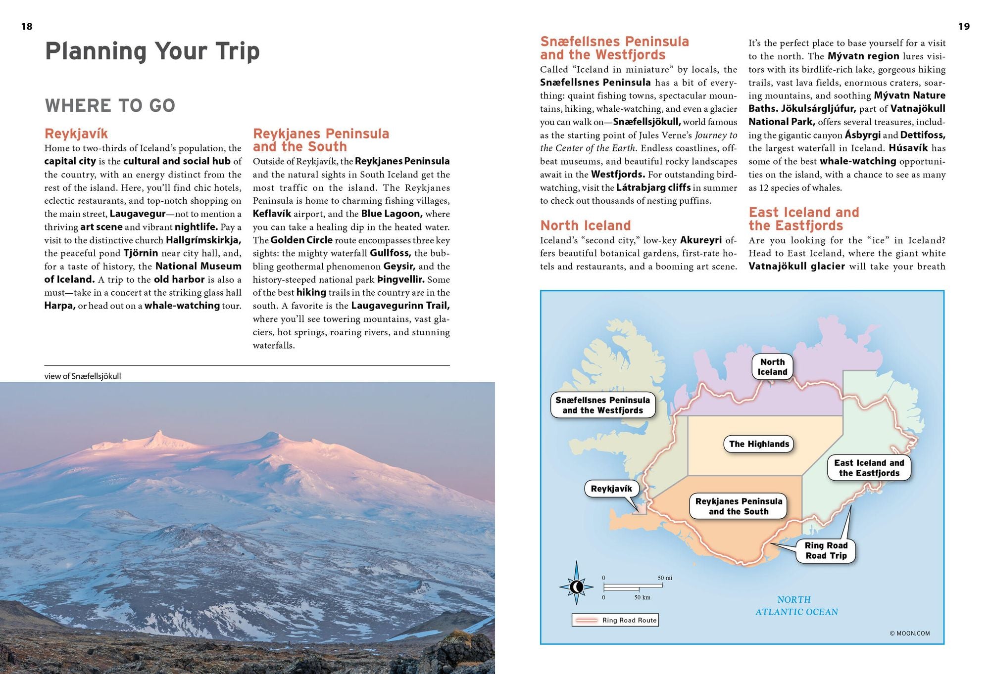 Moon Iceland: With a Road Trip on the Ring Road: Waterfalls, Glaciers & Hot Springs