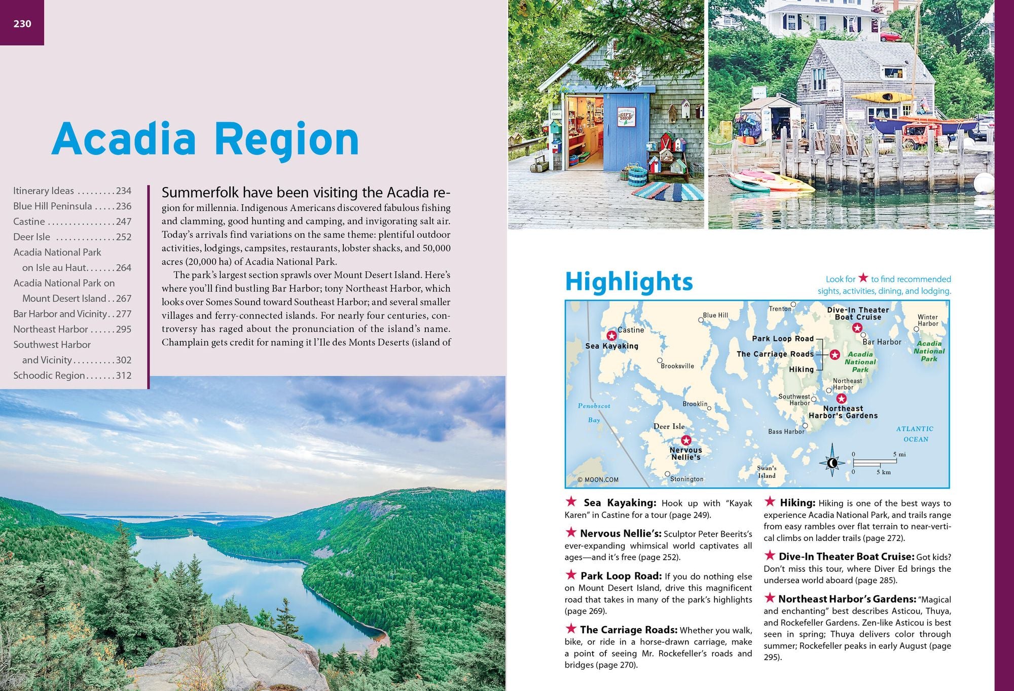 Moon Coastal Maine: With Acadia National Park: Seaside Getaways, Sailing & Kayaking, Lobster & Lighthouses