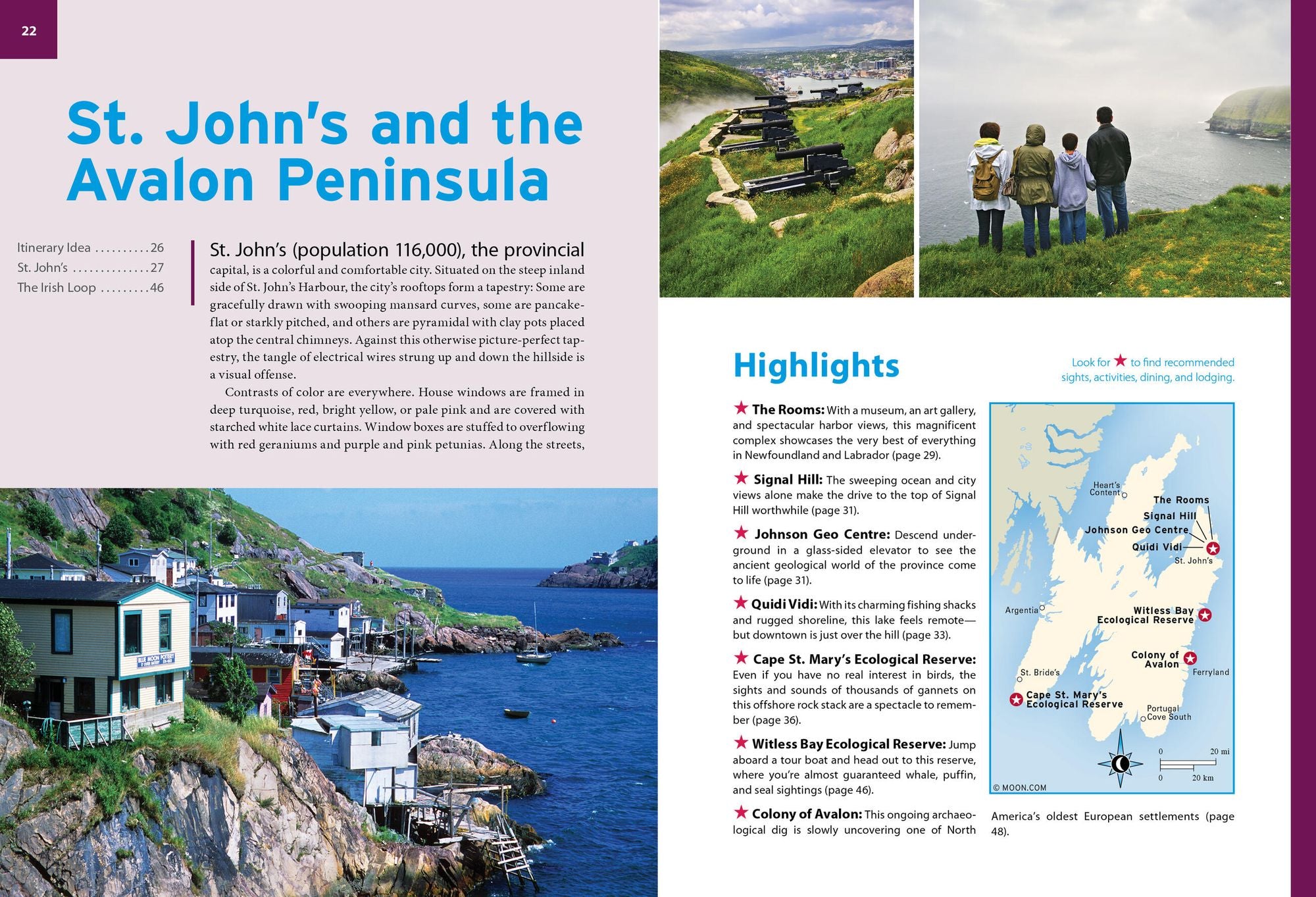 Moon Newfoundland & Labrador: Wildlife-Watching, Iceberg Excursions, Viking Settlements