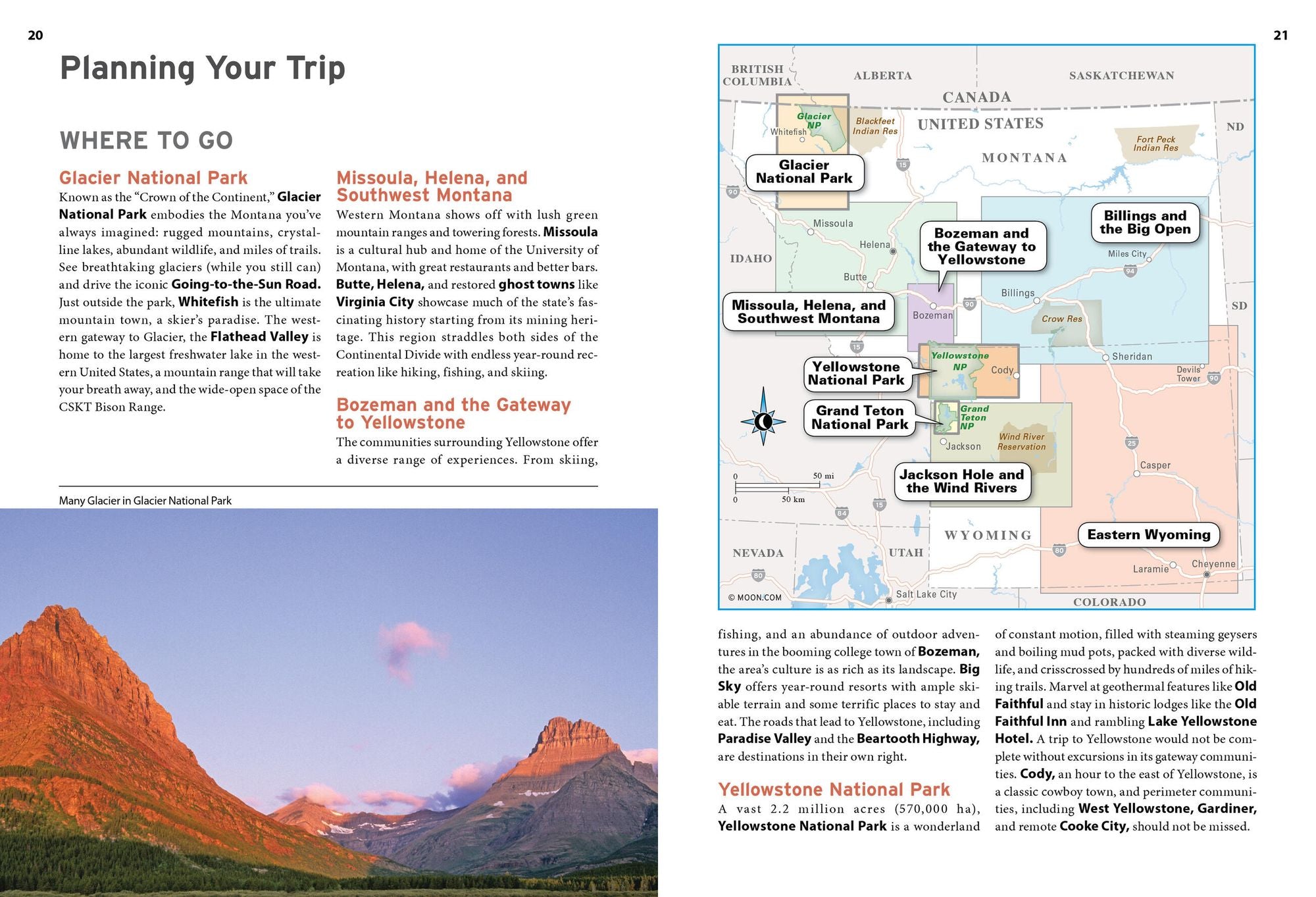 Moon Montana & Wyoming: With Yellowstone, Grand Teton & Glacier National Parks: Road Trips, Outdoor Adventures, Wildlife Viewing