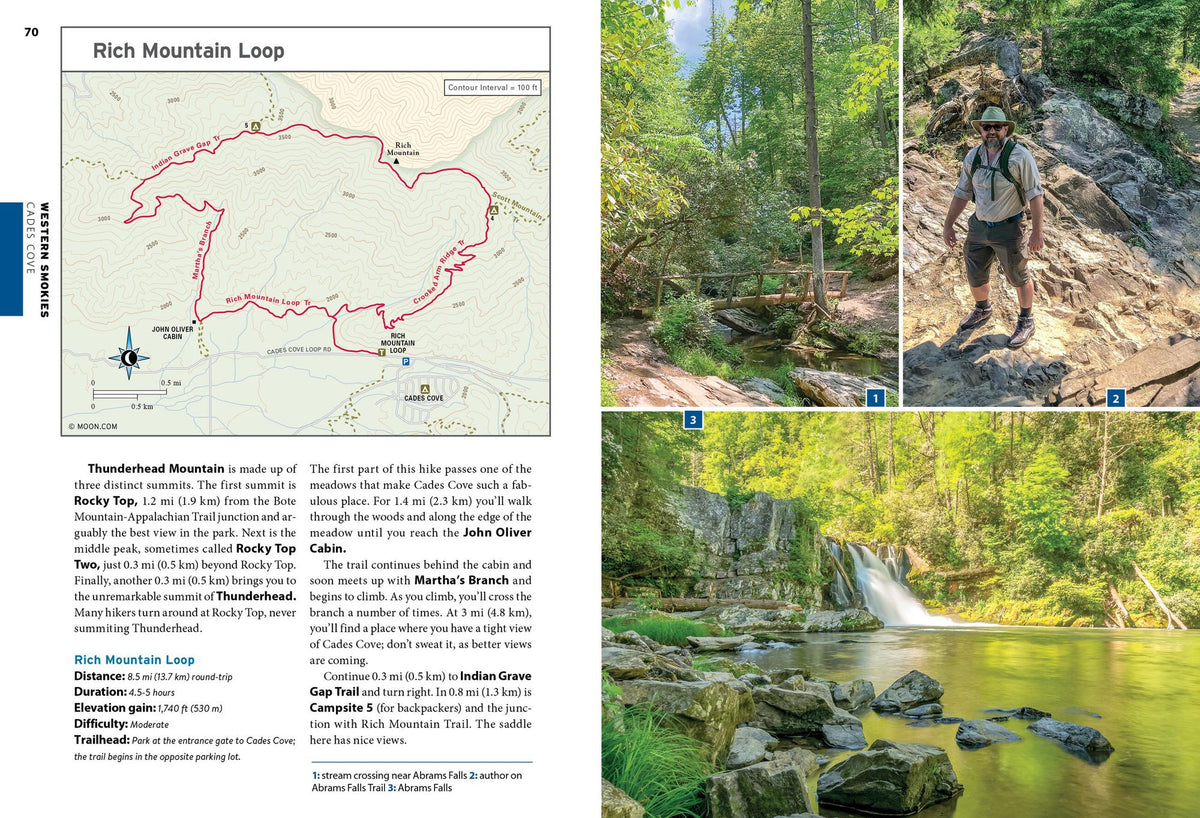 Moon Great Smoky Mountains National Park: Hiking, Camping, Scenic Drives