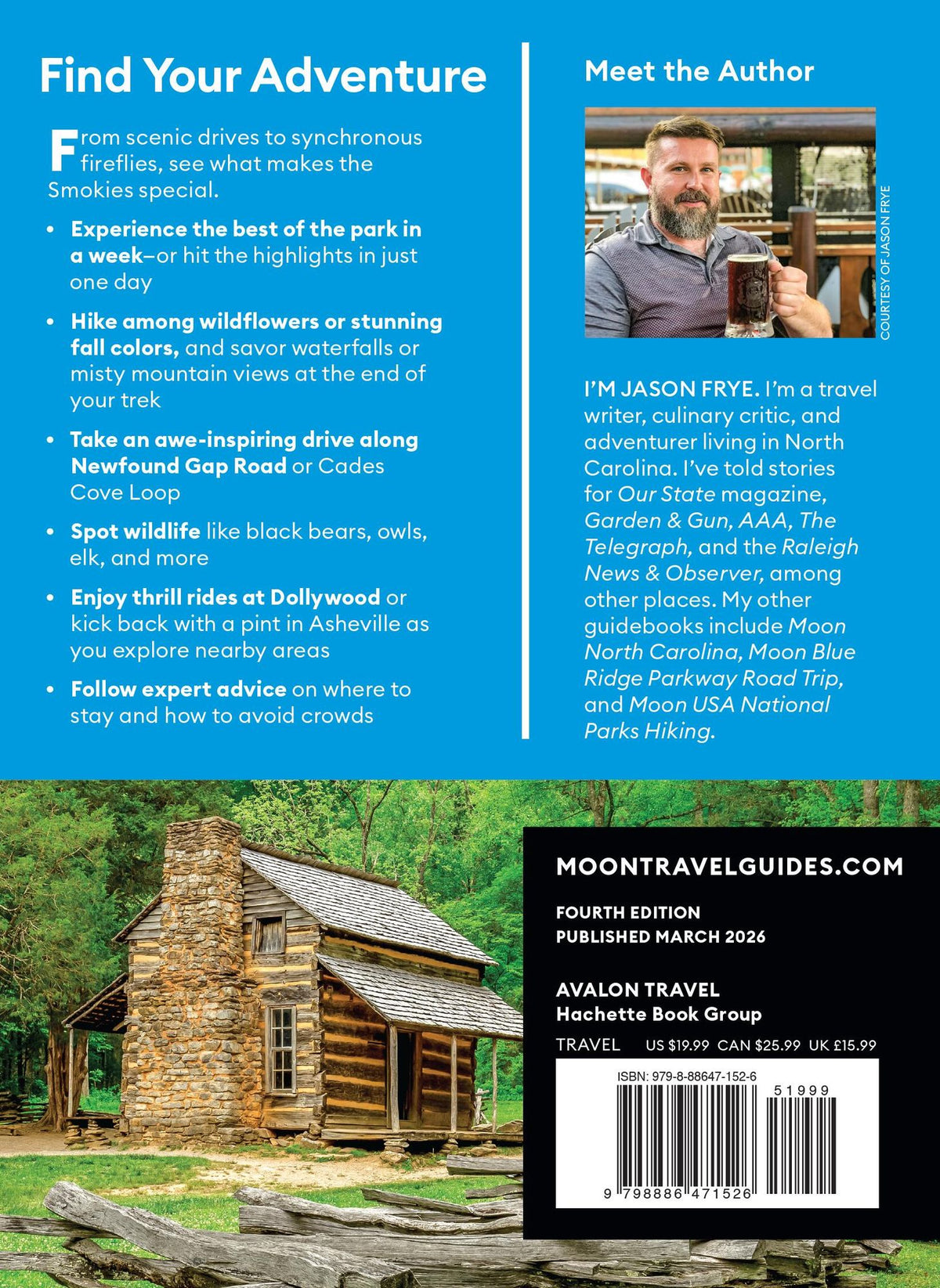 Moon Great Smoky Mountains National Park: Hiking, Camping, Scenic Drives