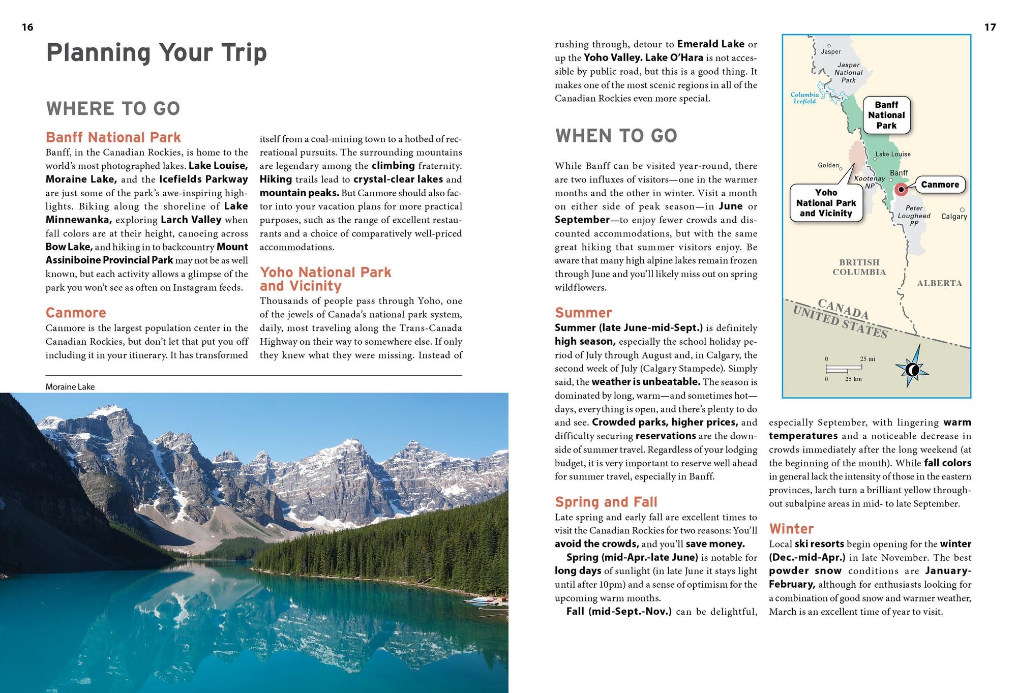 Moon Banff National Park: Scenic Drives, Wildlife, Hiking & Skiing