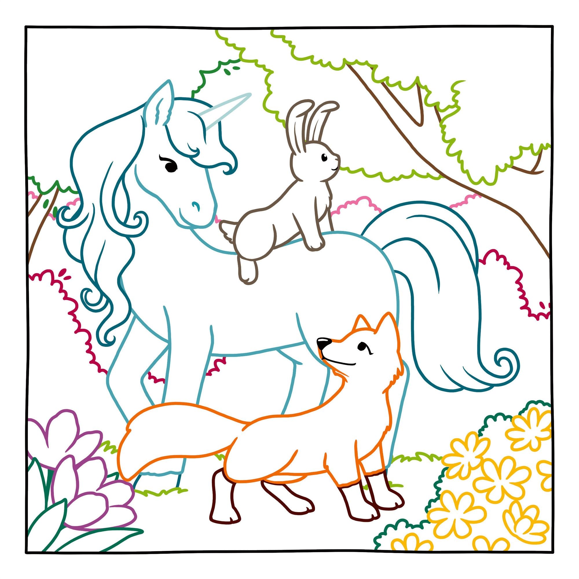 Magic Paper Coloring Book: Unicorns: Discover Hidden Patterns and Images!