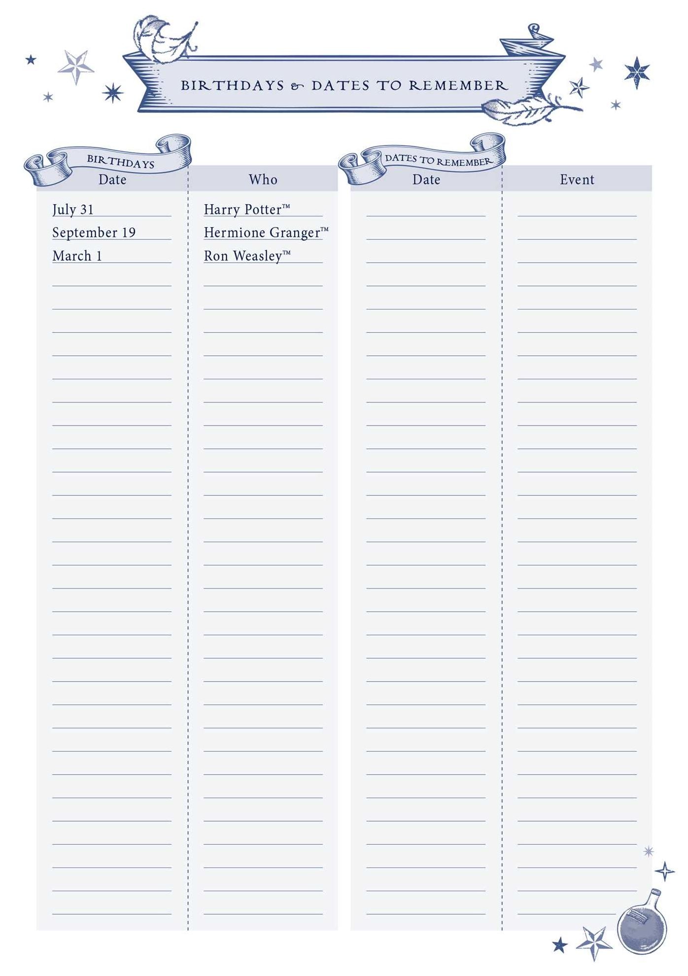 Harry Potter: Spells and Potions Planner Notebook Collection (Set of 3): (Harry Potter School Planner School, Harry Potter Gift, Harry Potter Stationery, Undated Planner)