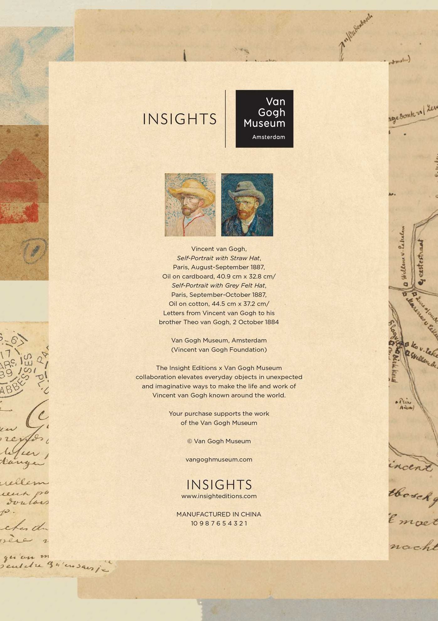 Van Gogh Traveler's Notebook Set: (Refillable Notebook)