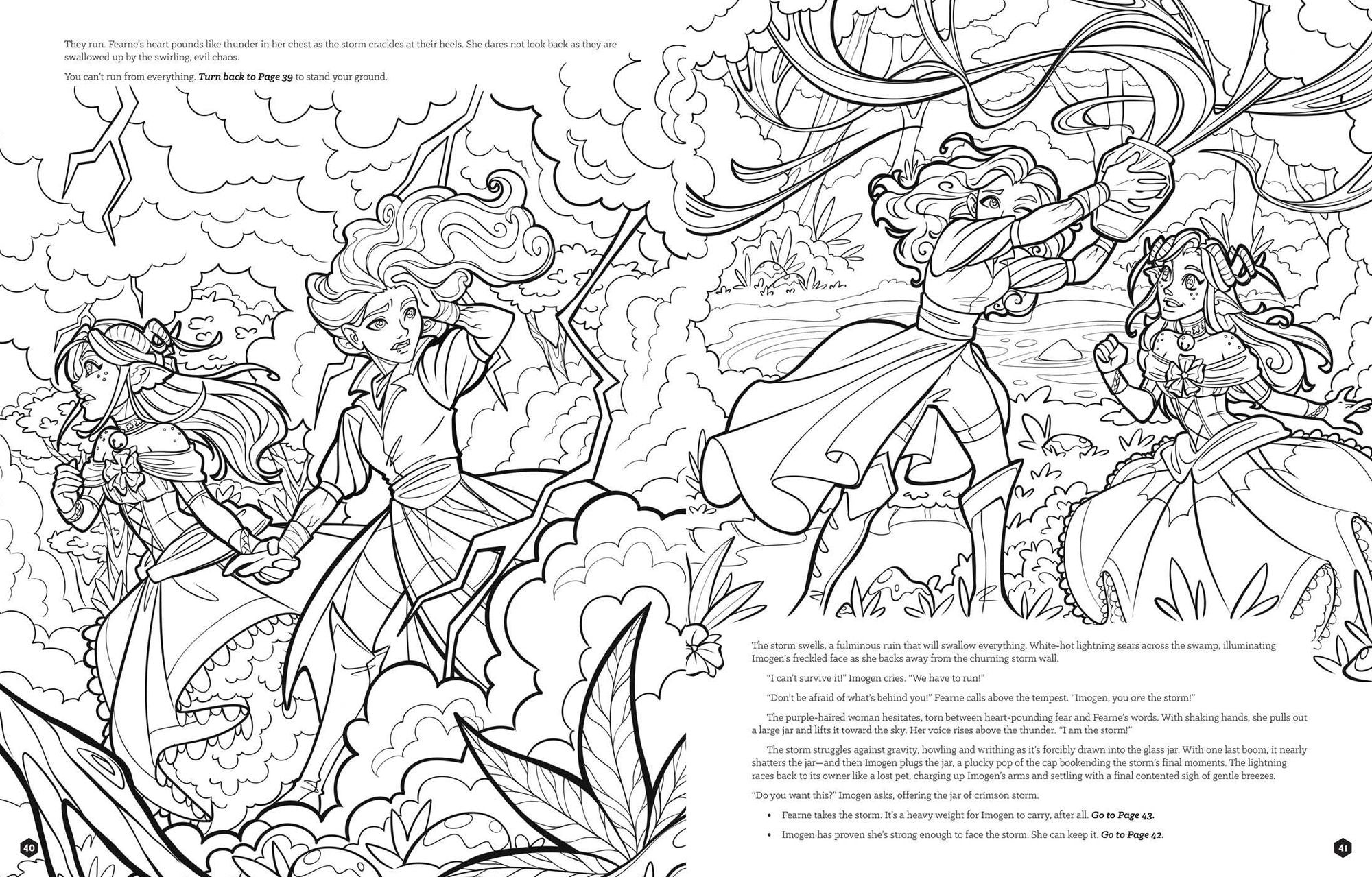 Critical Role: Fearne Calloway's Fey Fantasy: A Coloring Adventure