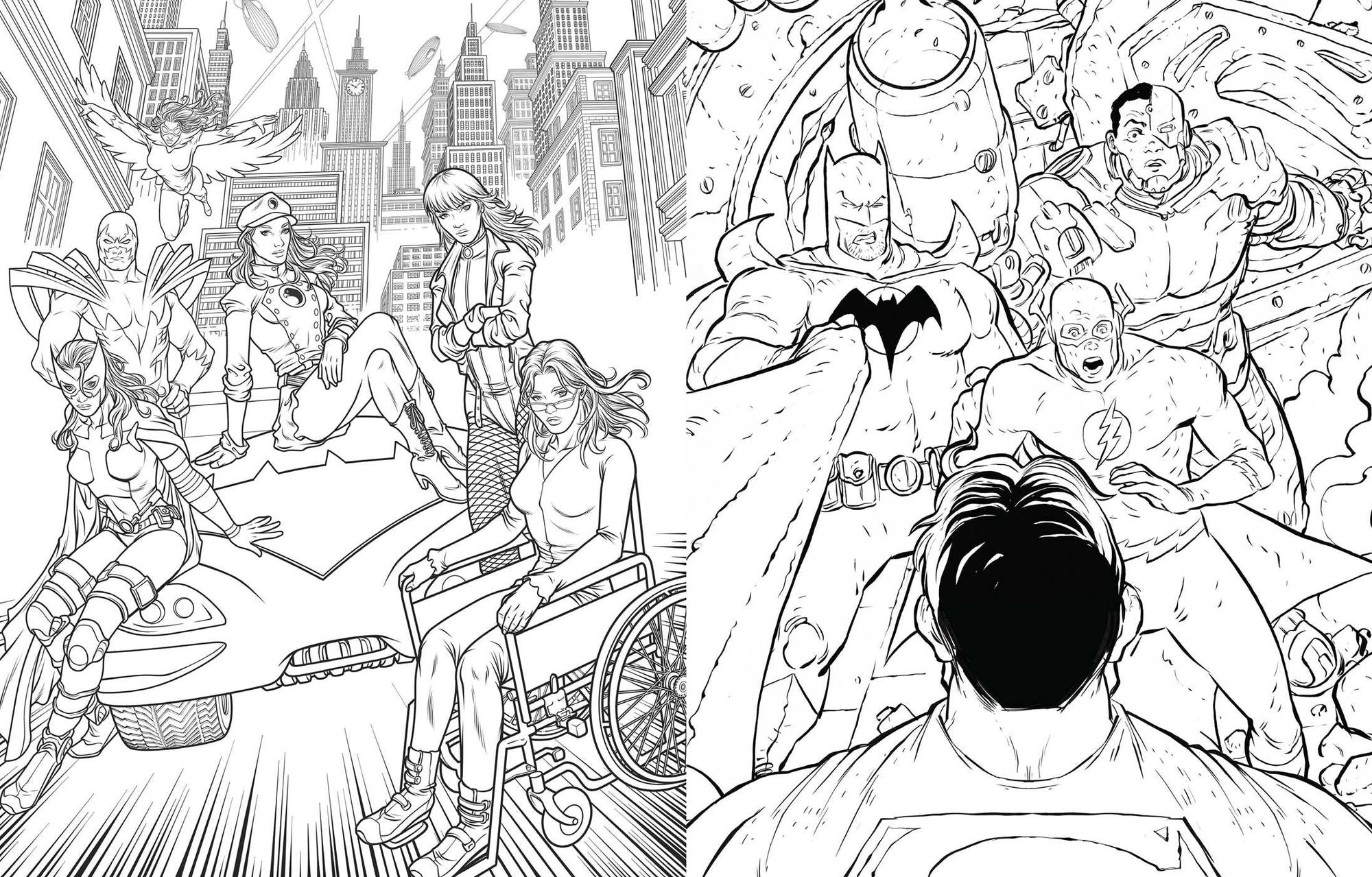 DC Showcase: The Official Coloring Book