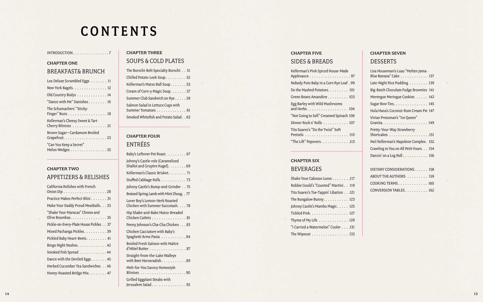 The Dirty Dancing Cookbook: Dishes and Drinks from Kellerman's Mountain House