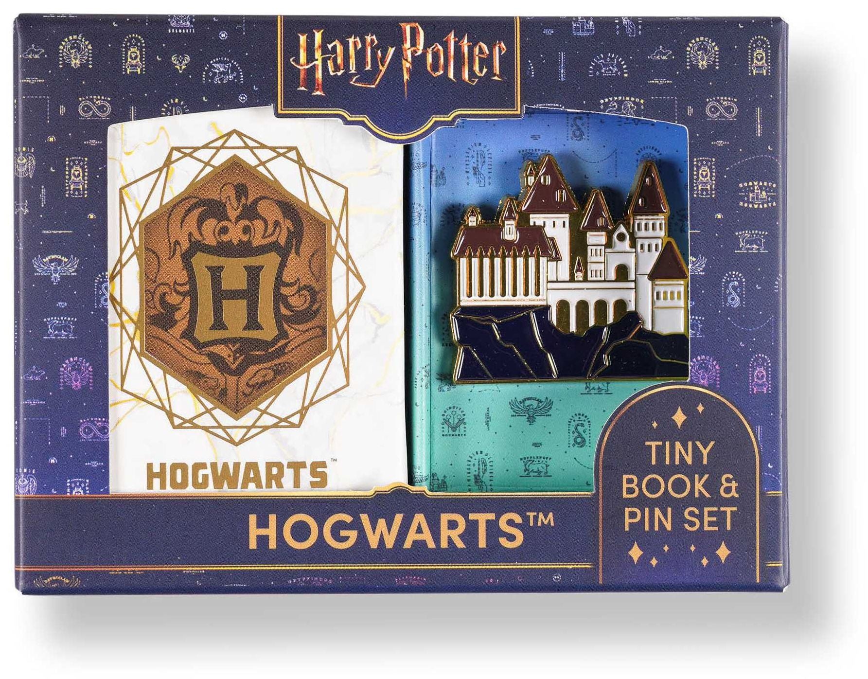 Harry Potter: Hogwarts Tiny Book and Pin Set