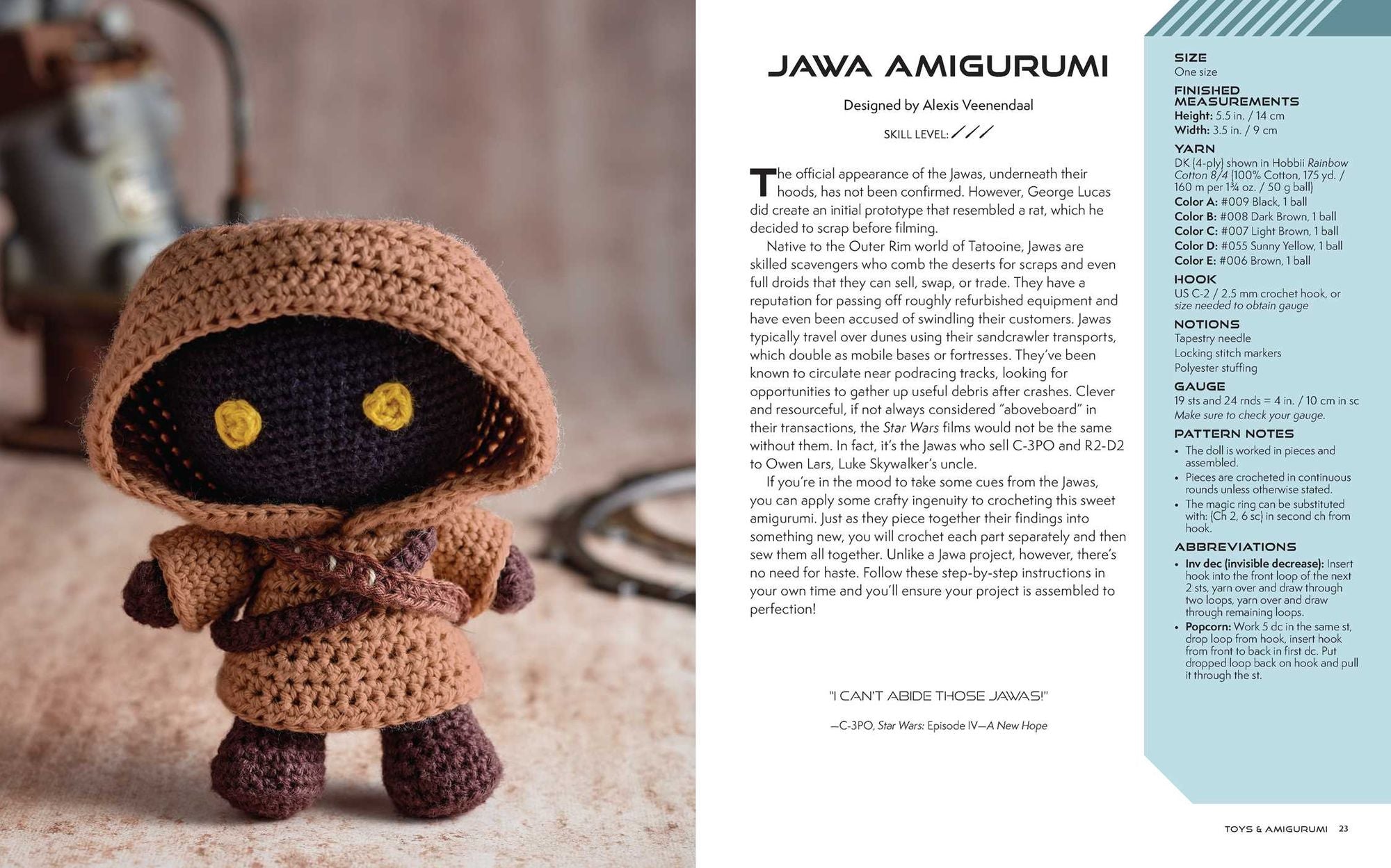 Star Wars: The Official Crochet Pattern Book: Crochet Your Way Through the Galaxy