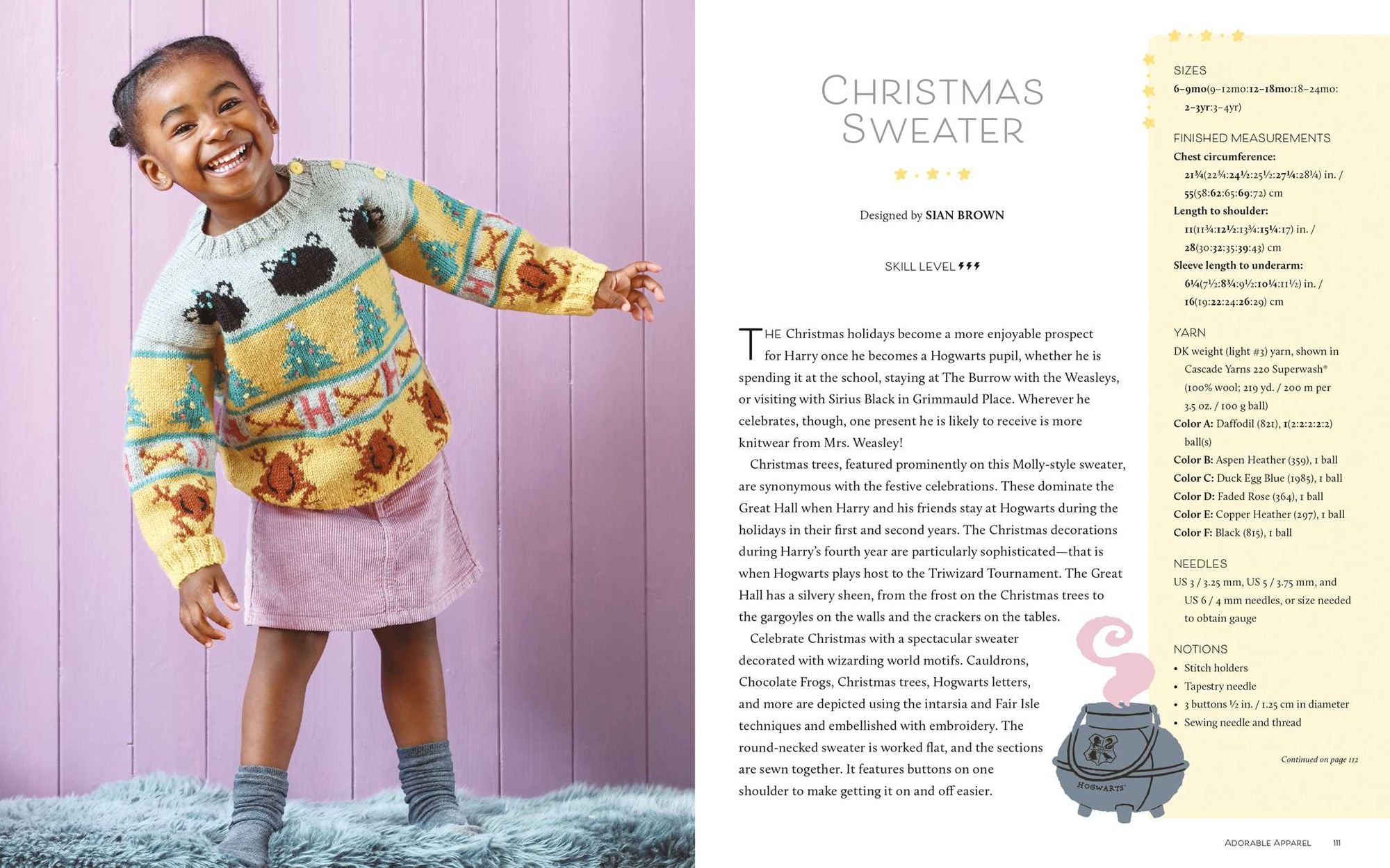 Harry Potter: Knitting Magic for Baby and Toddler: An Official Harry Potter Knitting Pattern Book