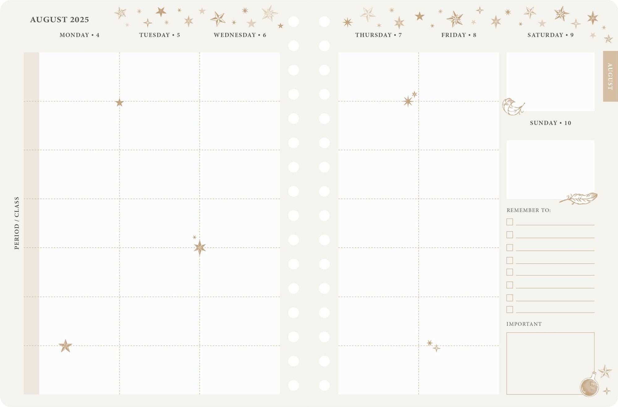 2025-2026 Harry Potter: Hogwarts Student Planner: August - July, 6.5 x 8.25