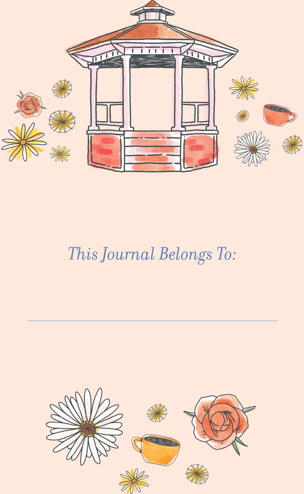 Gilmore Girls Embroidered Journal