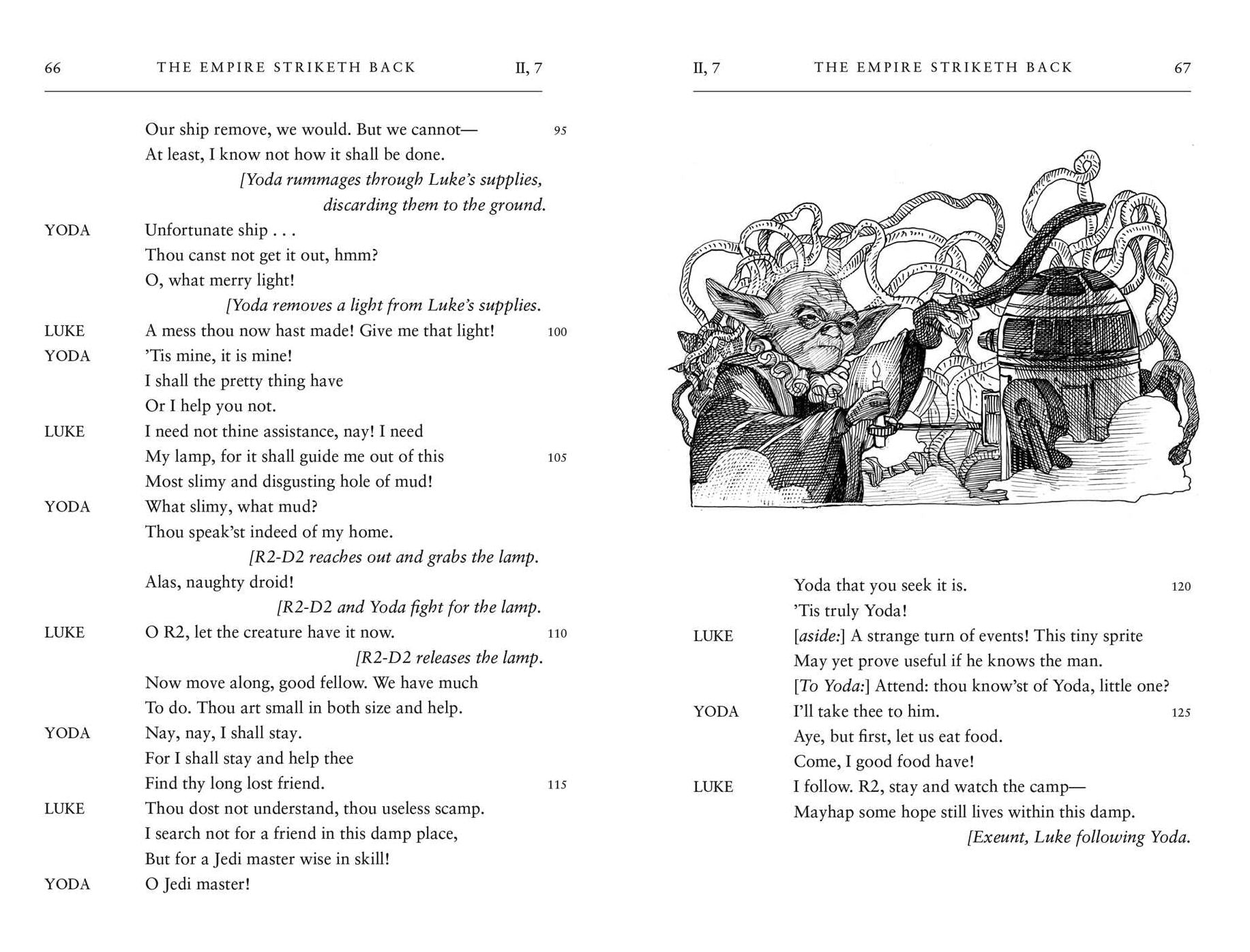 William Shakespeare's The Empire Striketh Back: Star Wars Part the Fifth