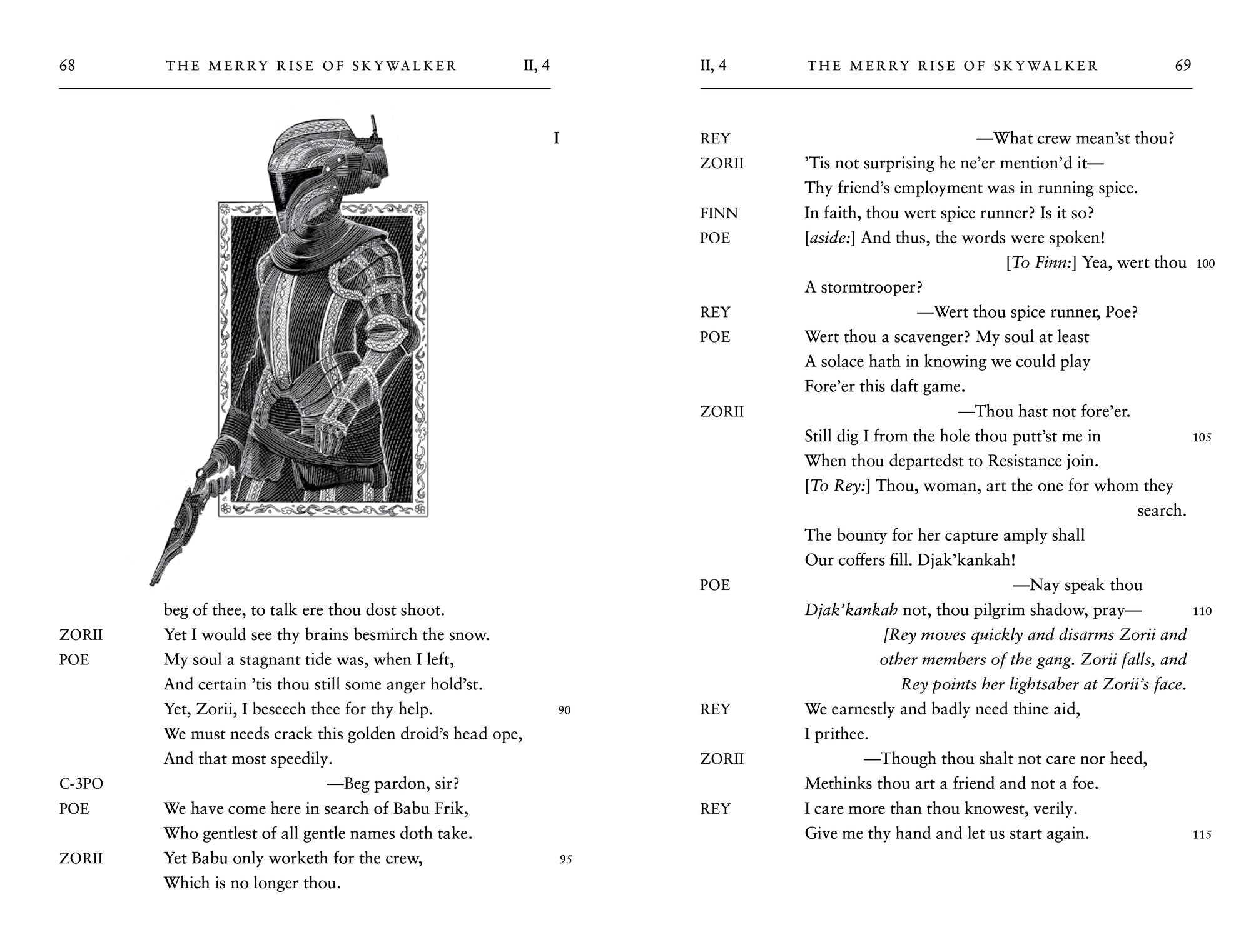 William Shakespeare's The Merry Rise of Skywalker: Star Wars Part the Ninth