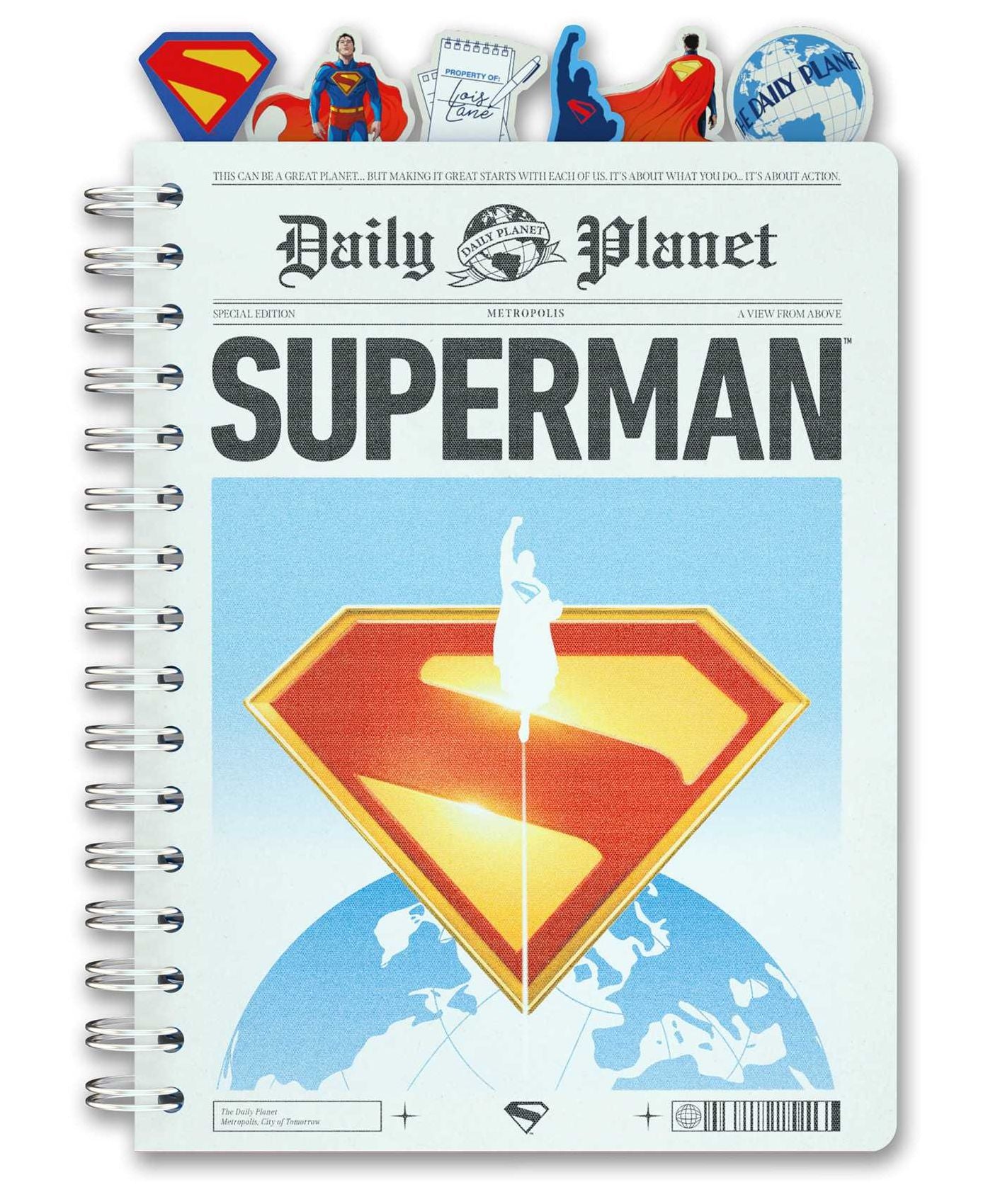 DC: Superman: The Daily Planet Spiral Notebook