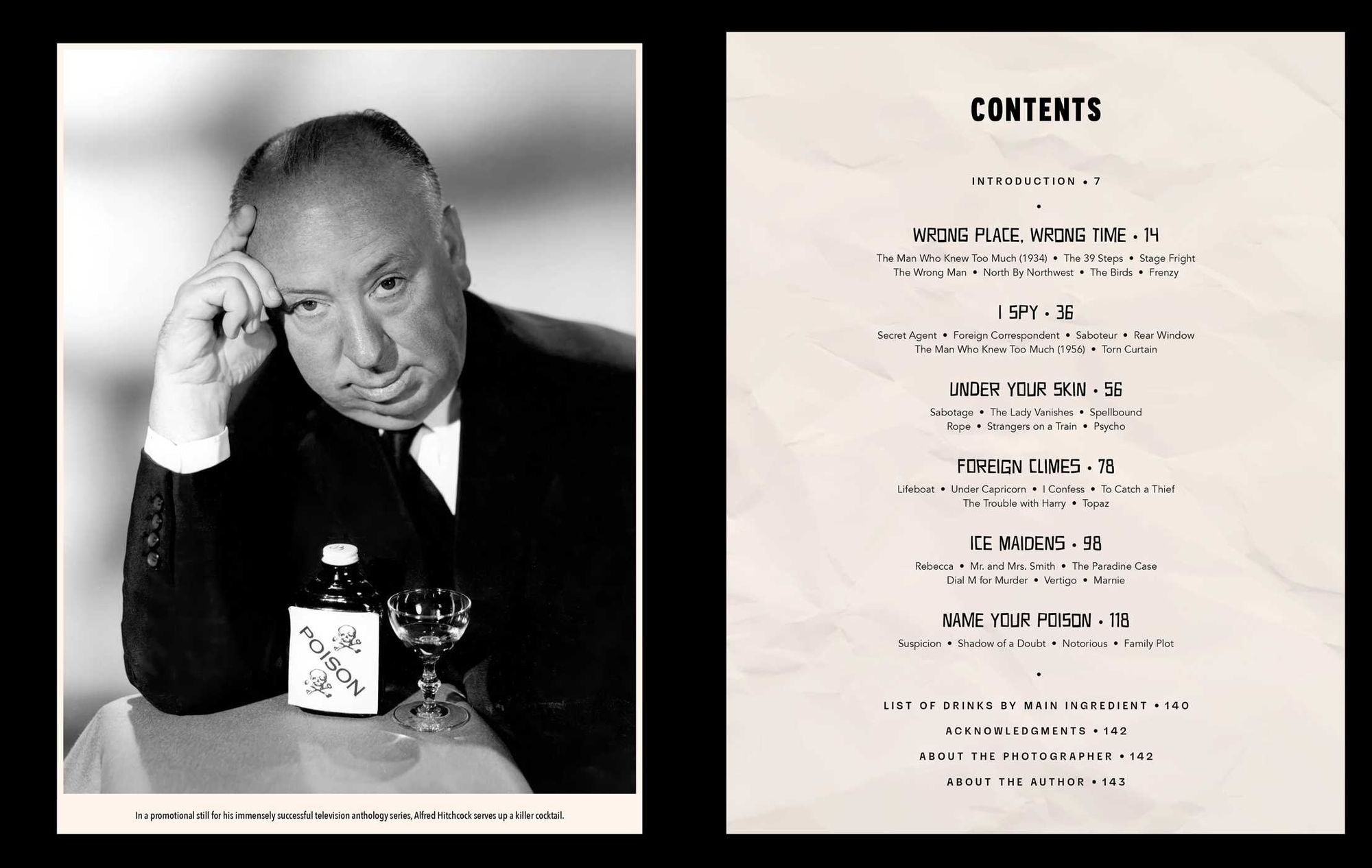 Hitchcocktails: Lethal Libations Inspired by the Master of Suspense
