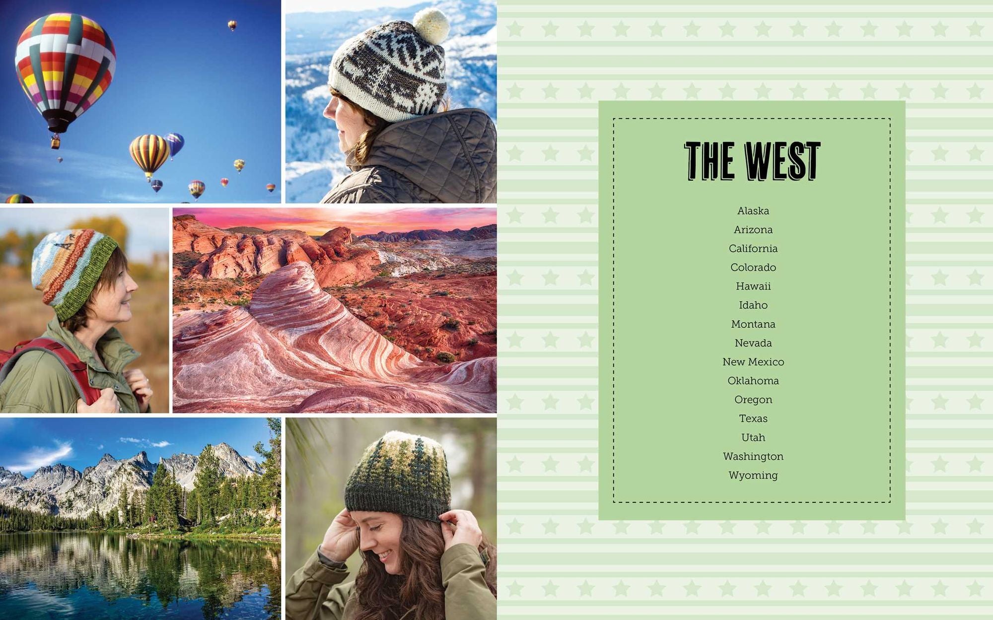 Knitting the U.S.A.: Fifty Easy-to-Follow Designs for Beautiful Beanies Inspired by Each State in America