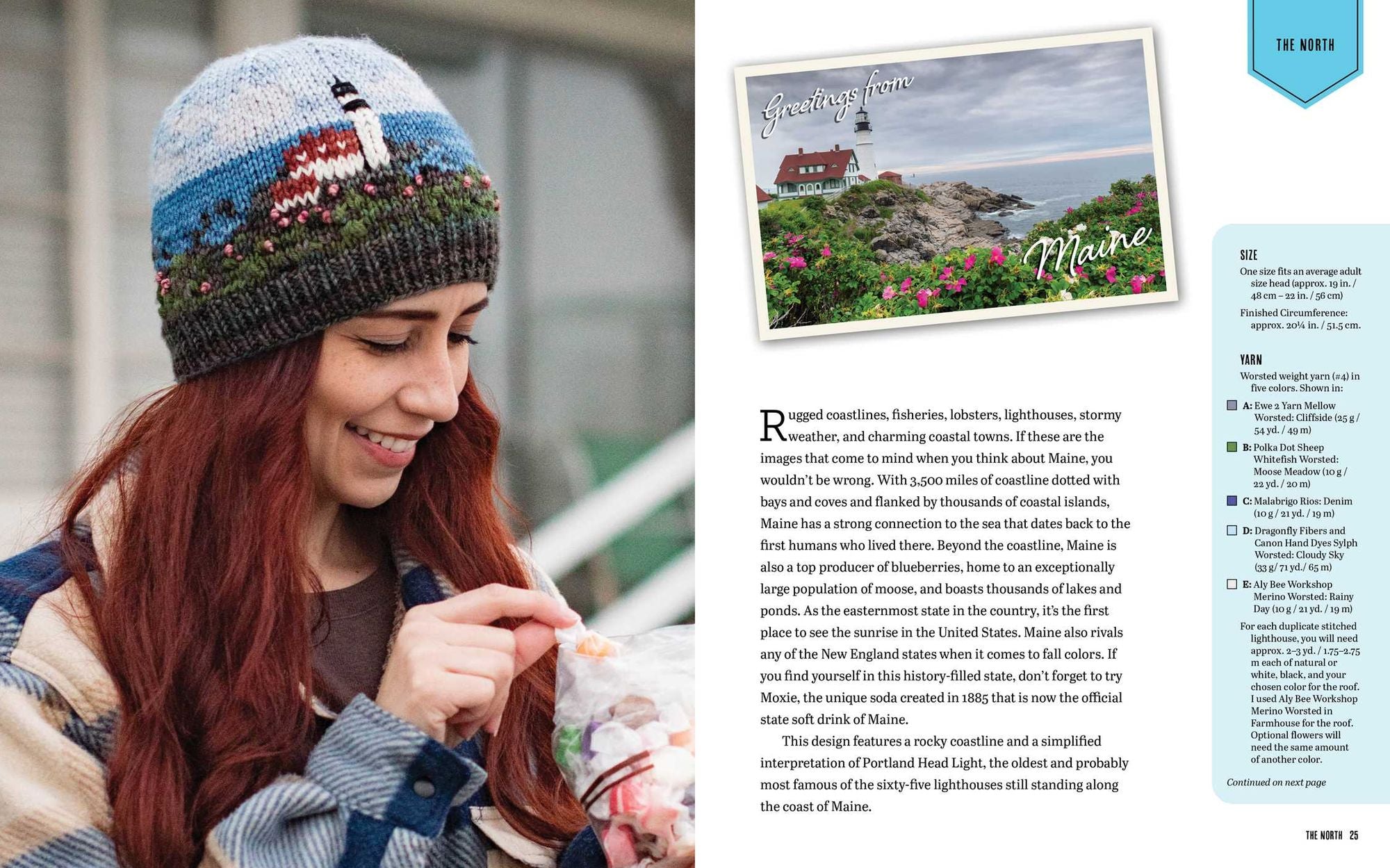 Knitting the U.S.A.: Fifty Easy-to-Follow Designs for Beautiful Beanies Inspired by Each State in America