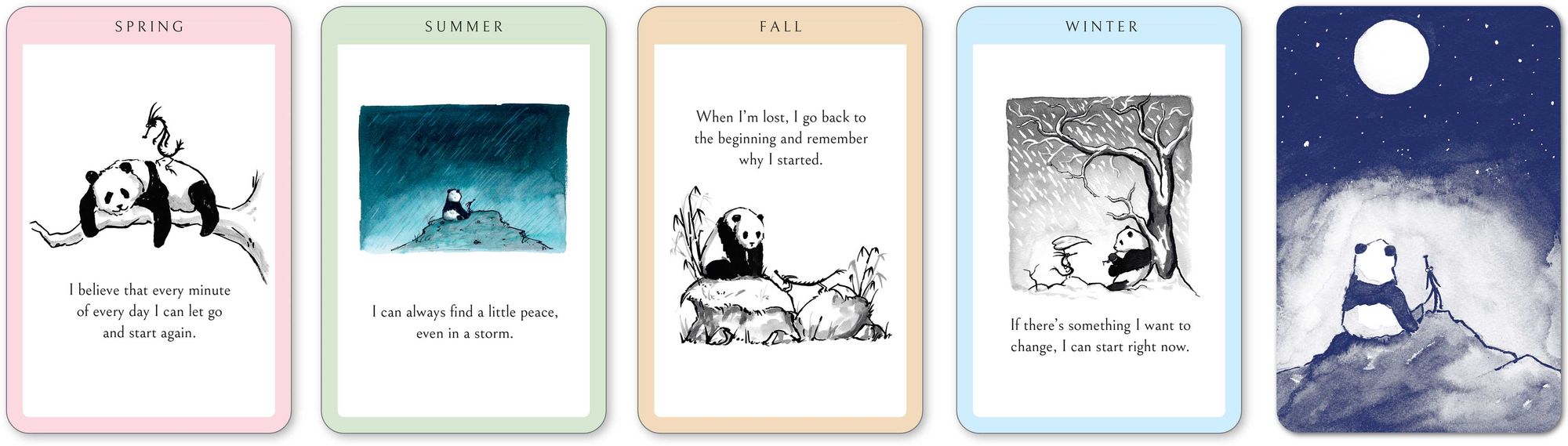 Big Panda and Tiny Dragon Affirmation Cards: Daily Inspiration for Strength and Serenity
