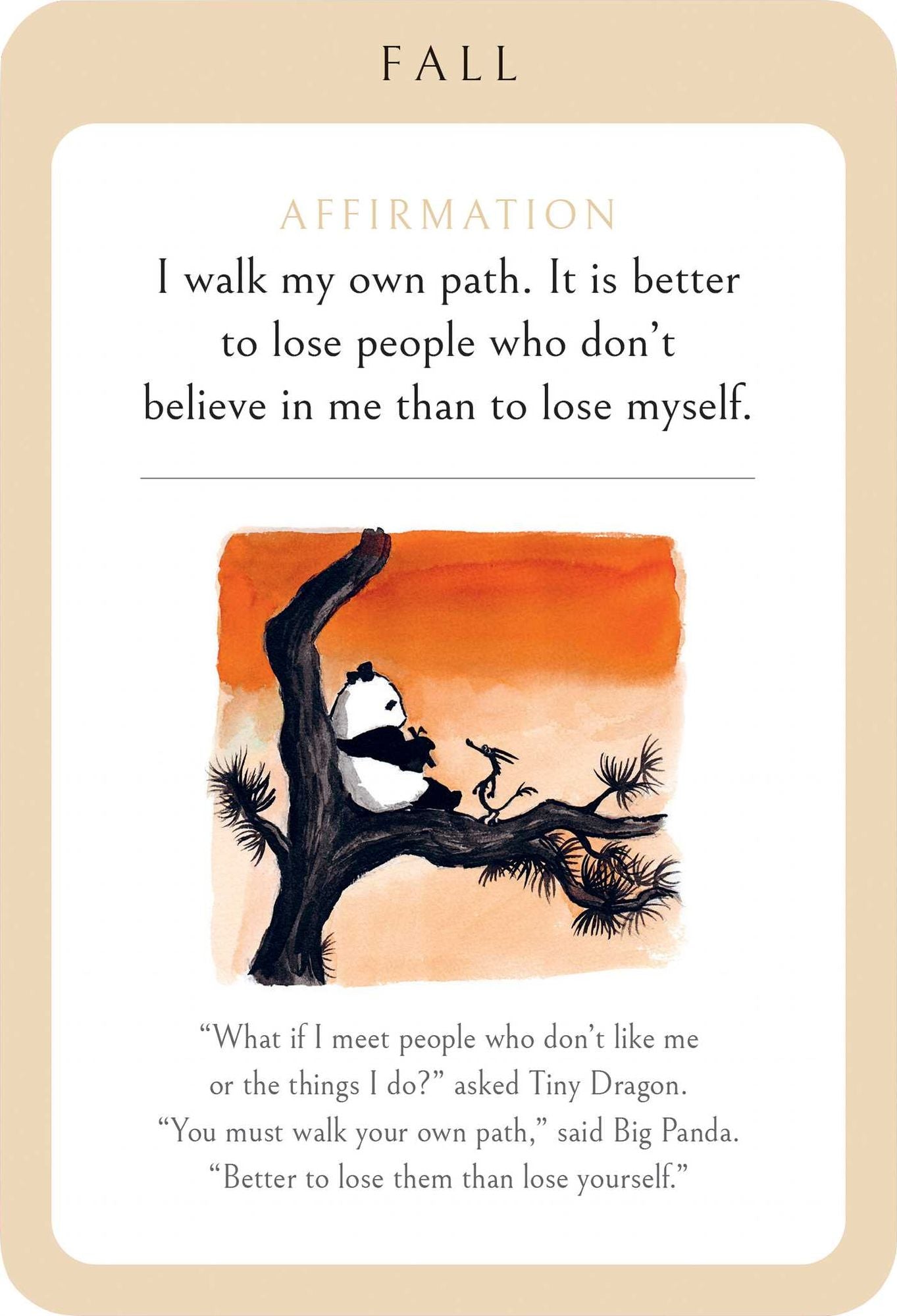 Big Panda and Tiny Dragon Affirmation Cards: Daily Inspiration for Strength and Serenity
