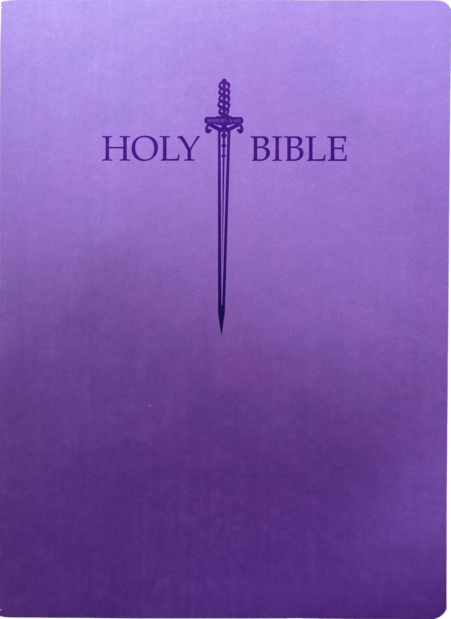 KJVER Sword Holy Bible, Large Print, Royal Purple Ultrasoft, Thumb Index: (King James Version Easy Read, Red Letter)