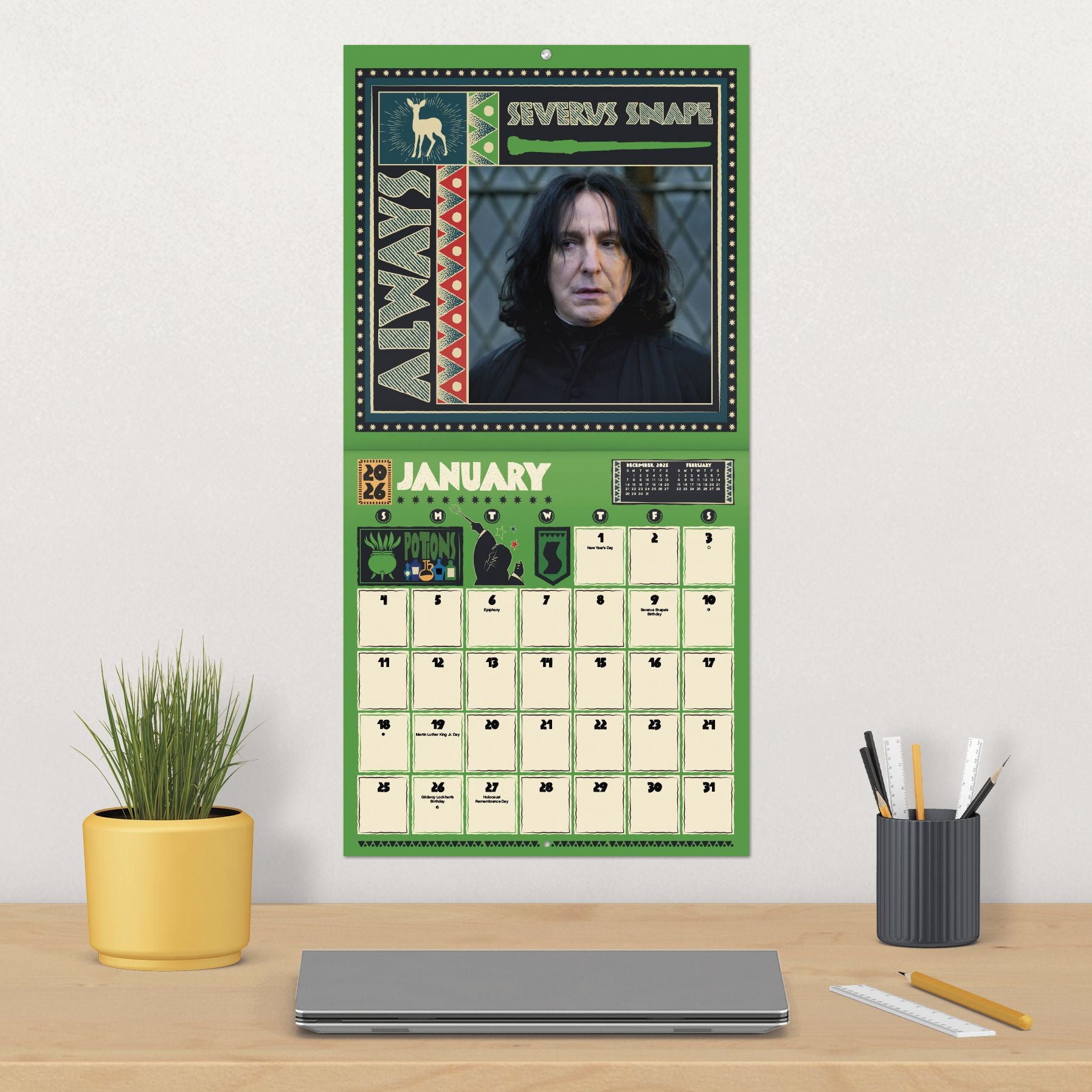 2026 Harry Potter Wall Calendar