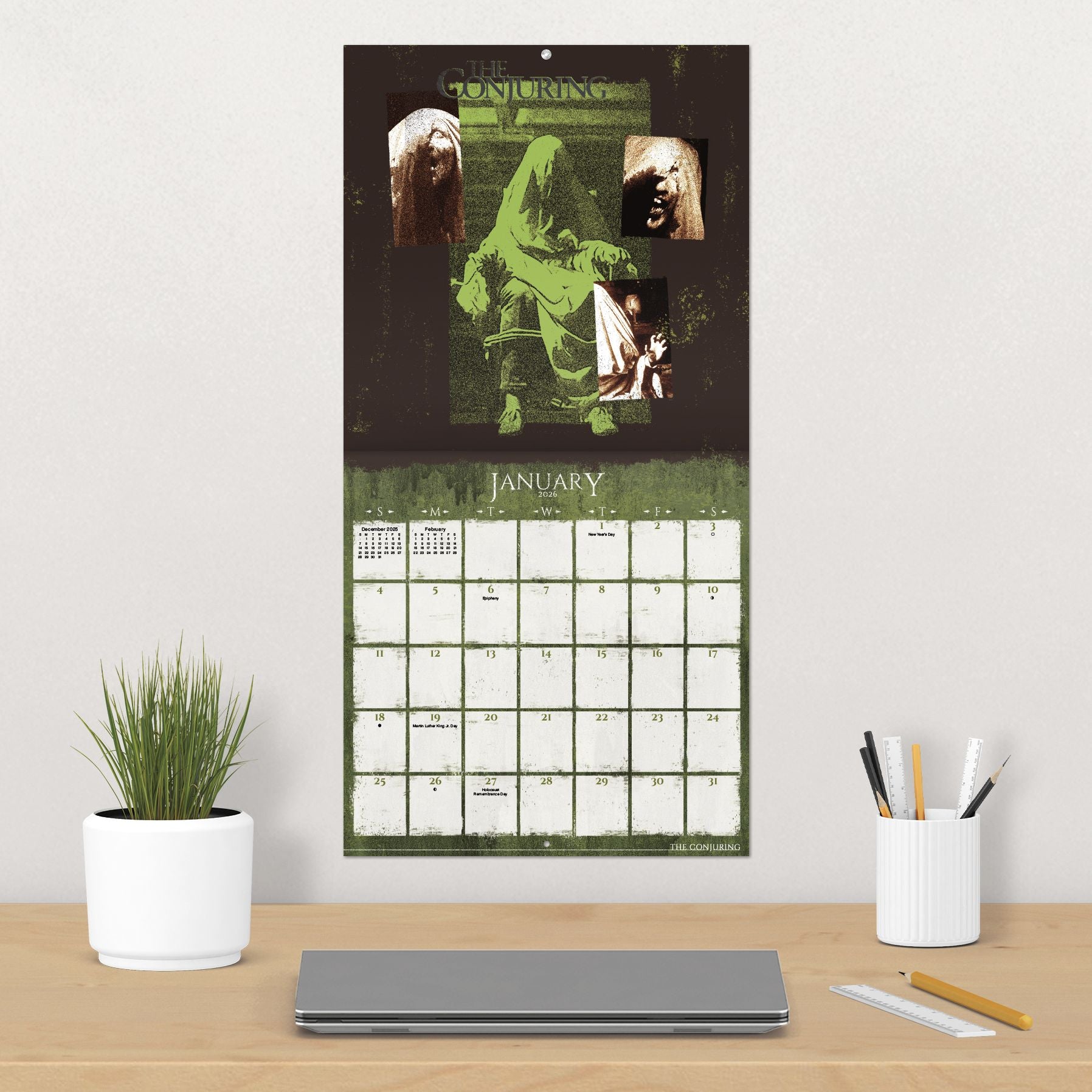 2026 Horror Collection Wall Calendar