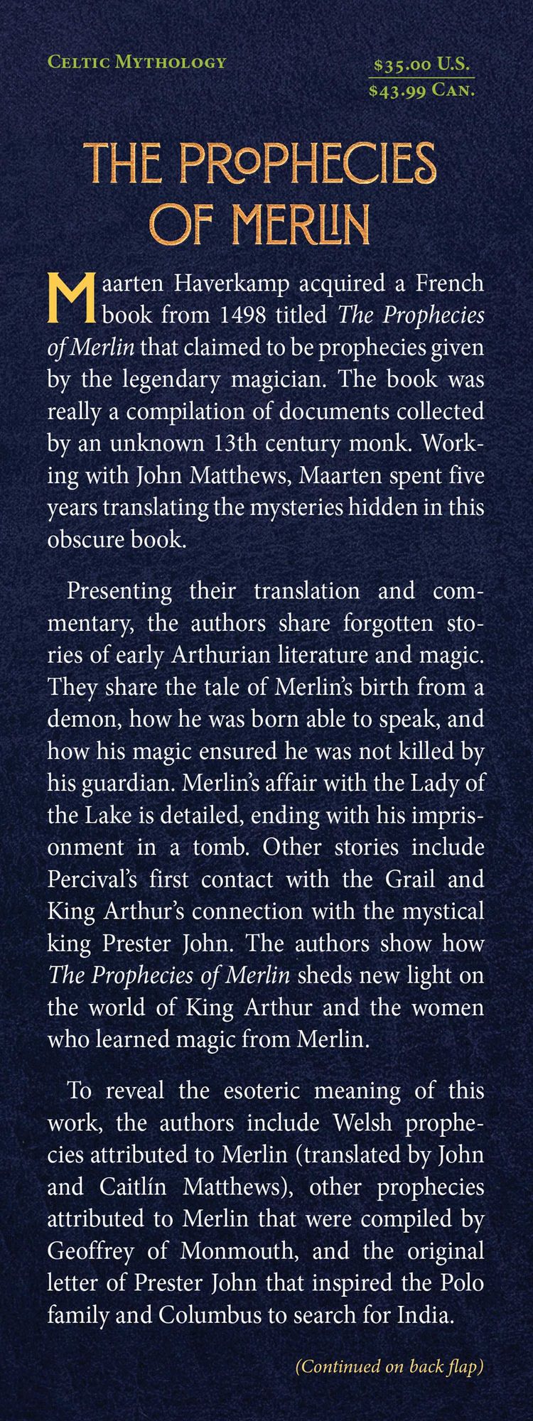 The Prophecies of Merlin: The First English Translation of the 15th-Century Text