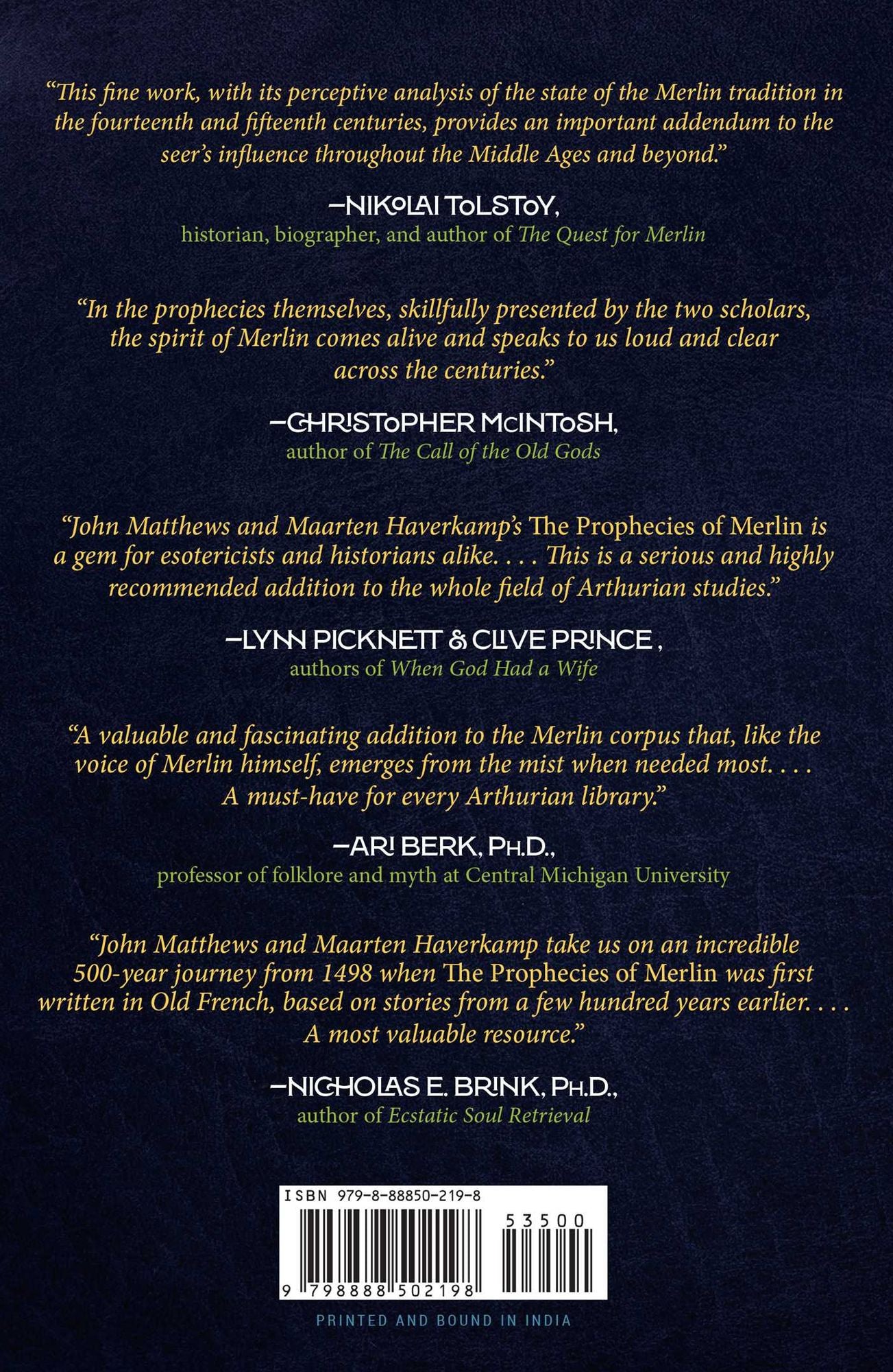 The Prophecies of Merlin: The First English Translation of the 15th-Century Text