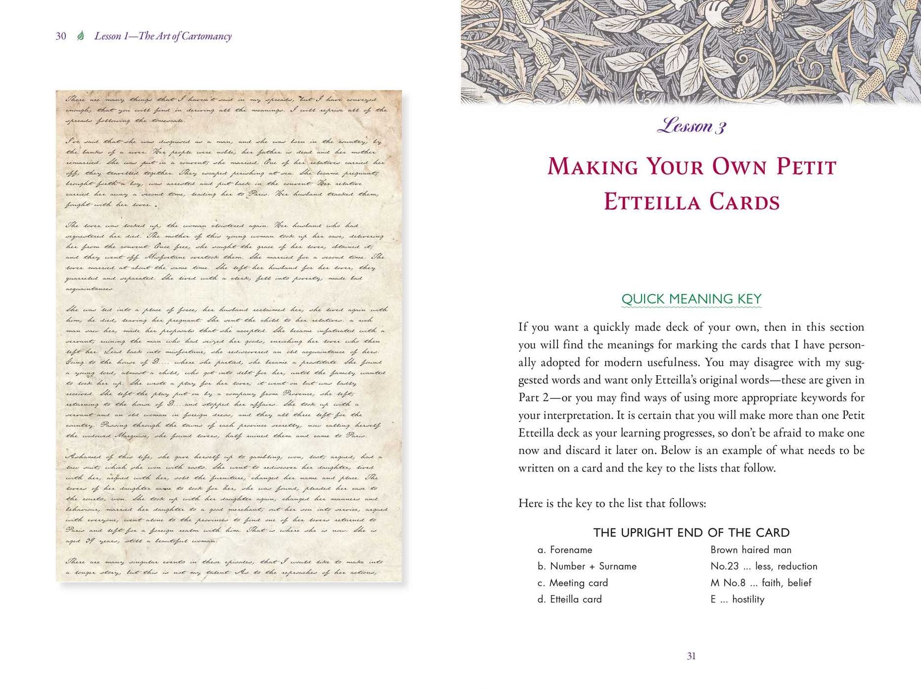 The Original Petit Etteilla: A Cartomancer's Guide to Divination