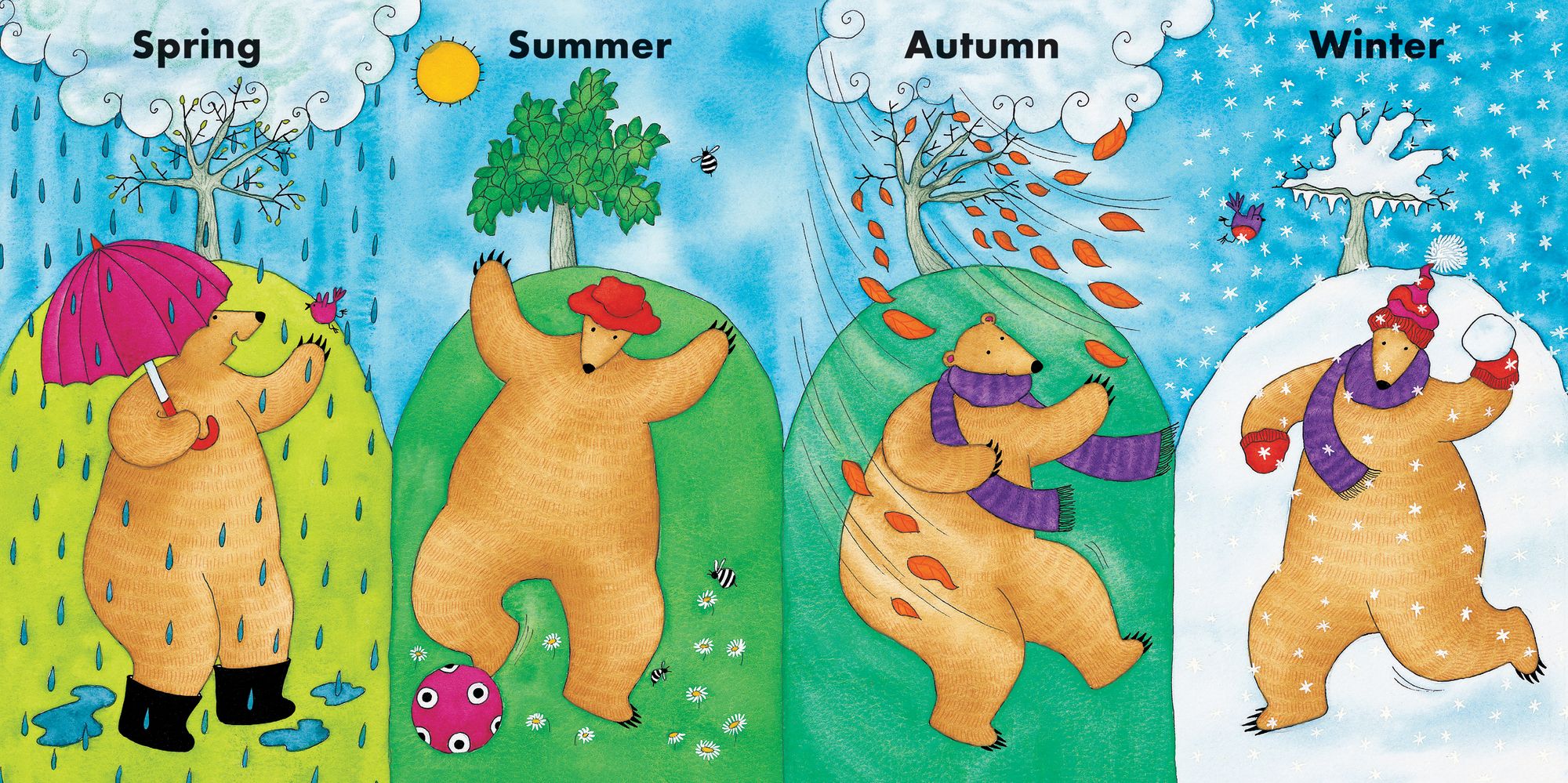 Barefoot Baby-Proof: Bear in Sunshine