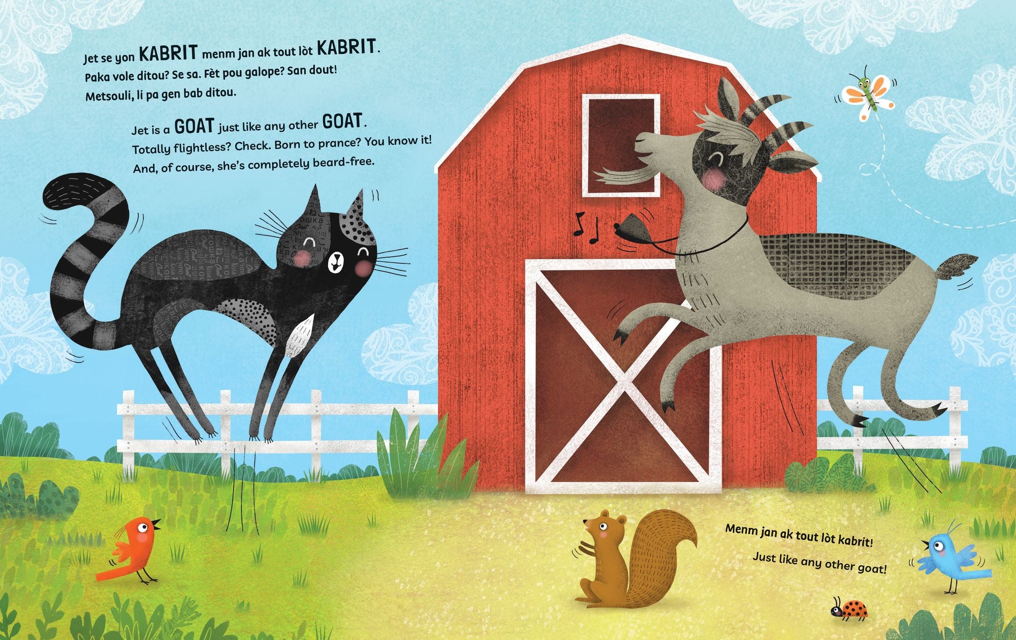 Jet the Cat (Is Not a Cat) (Bilingual Haitian Creole & English)