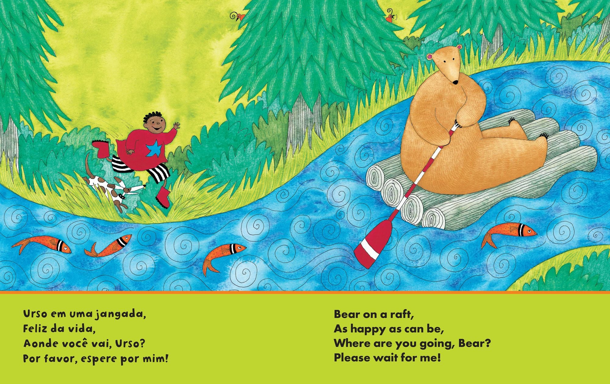 Bear on a Bike (Bilingual Portuguese & English)