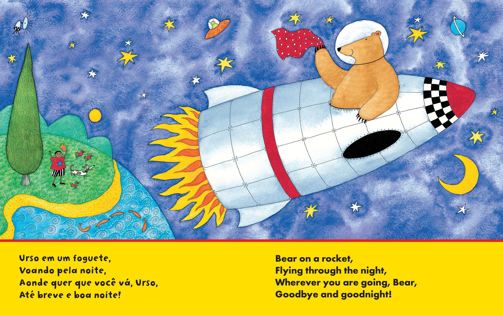 Bear on a Bike (Bilingual Portuguese & English)