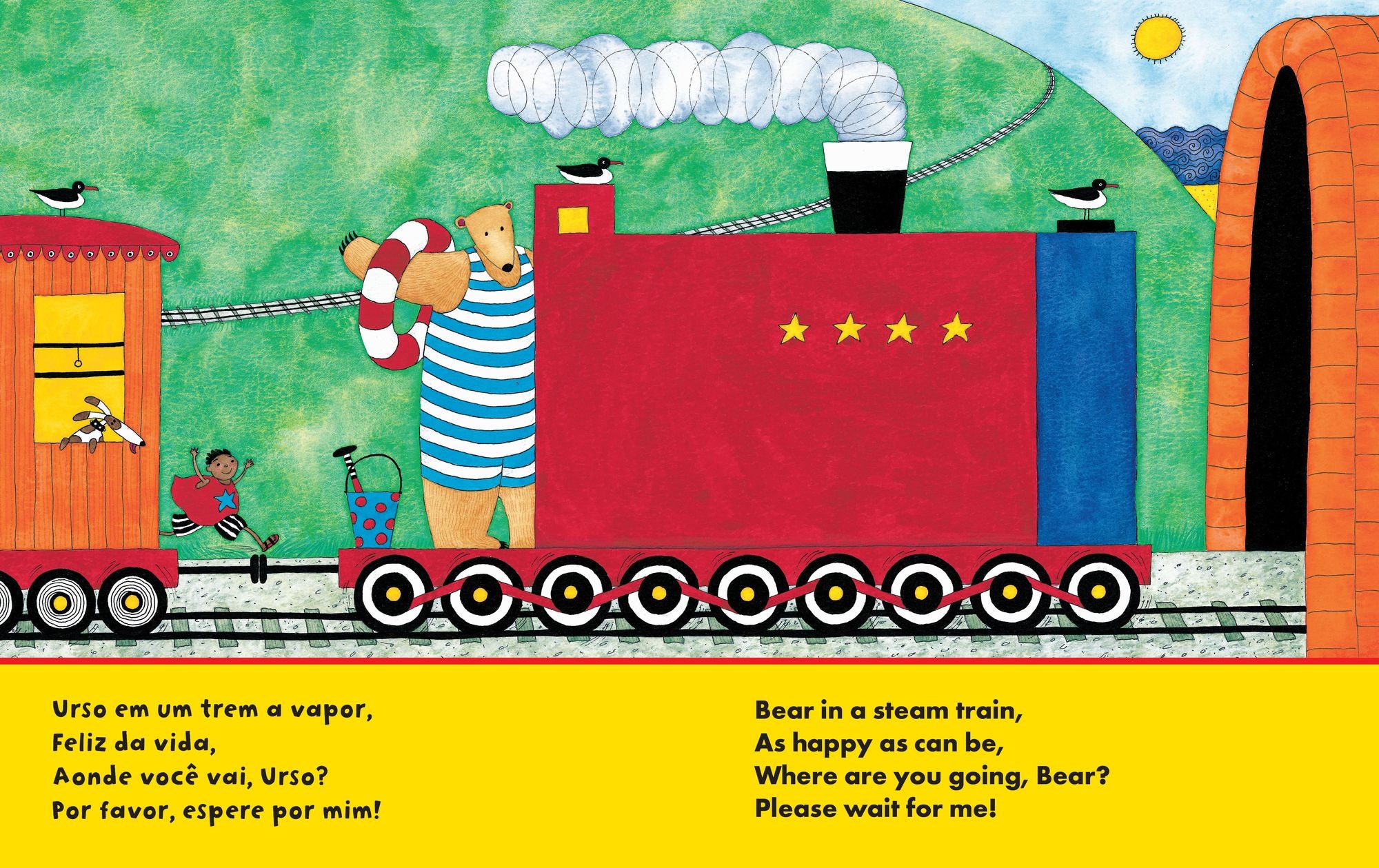 Bear on a Bike (Bilingual Portuguese & English)