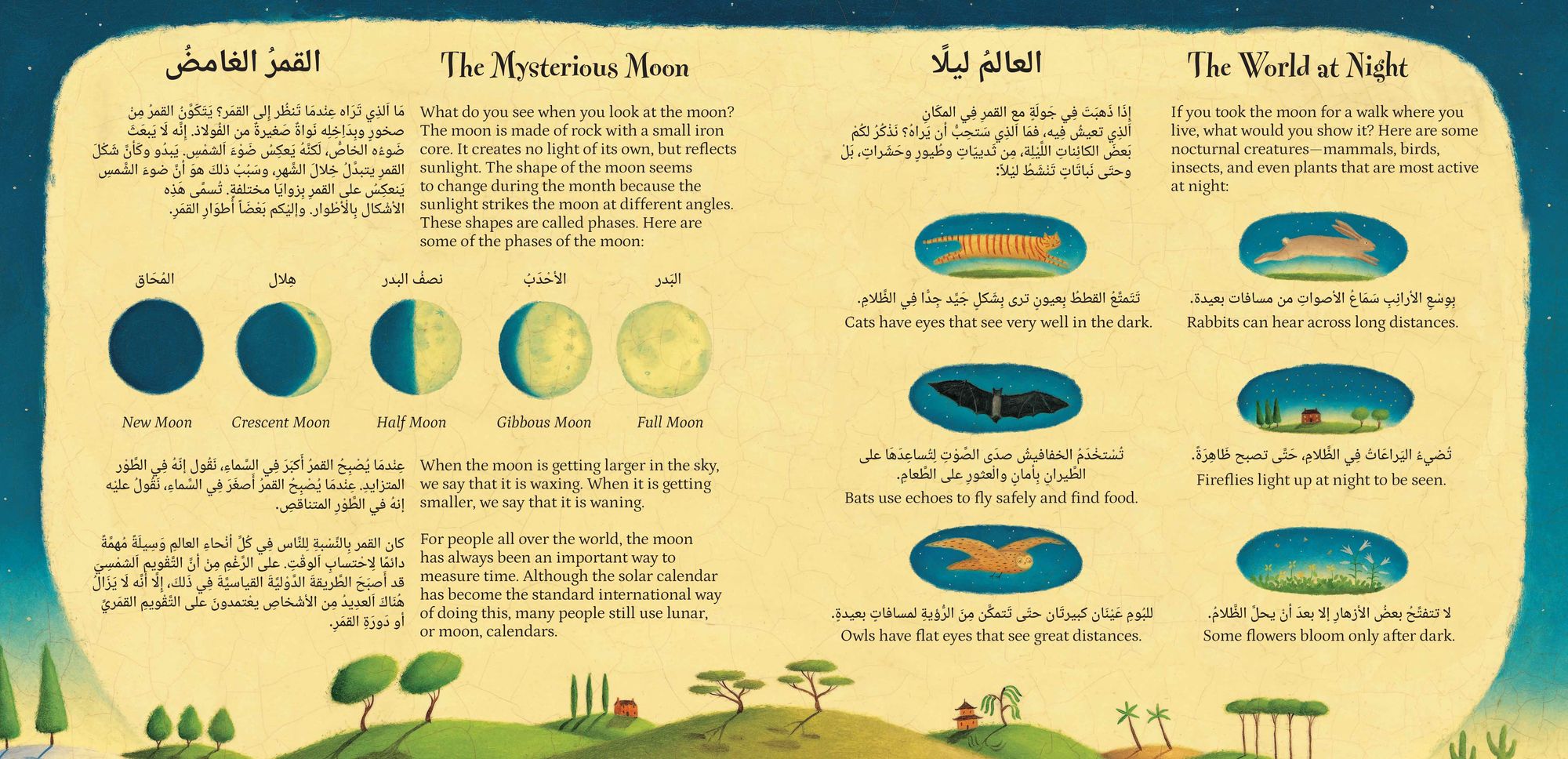 I Took the Moon for a Walk (Bilingual Arabic & English)