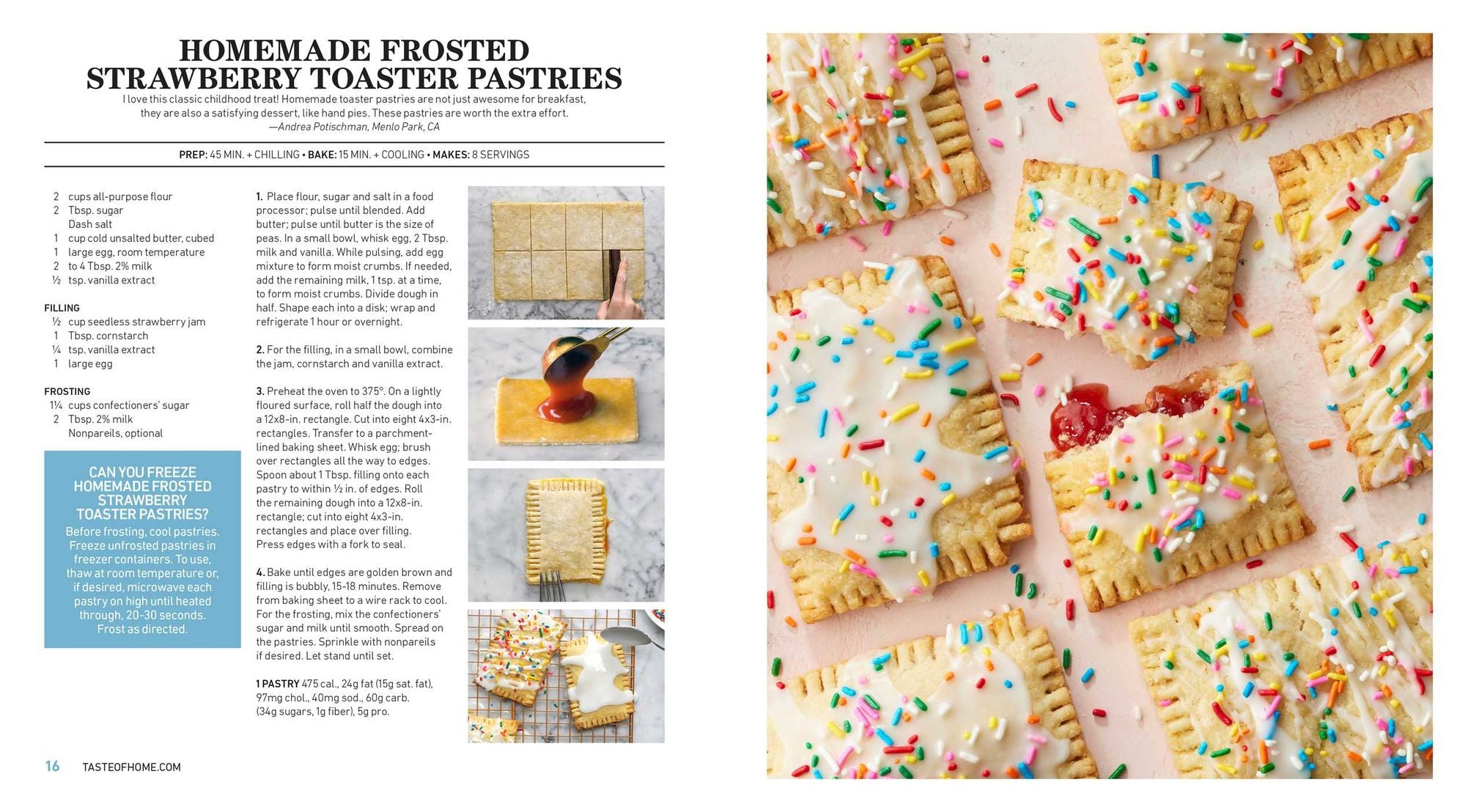 Taste of Home Made From Scratch: 275 Recipes Heirloom and Copycat Favorites Nutrition Facts Included