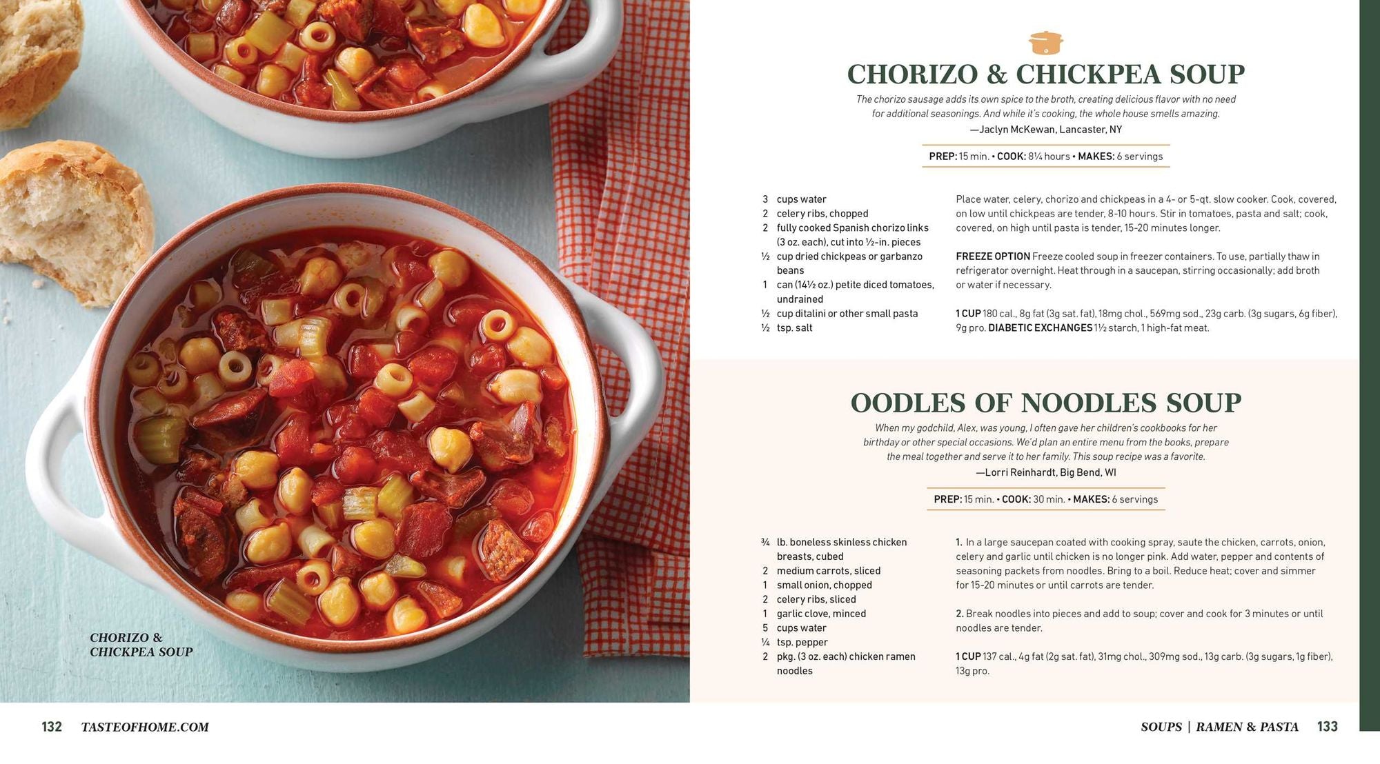 Taste of Home Soups & Breads: 200+ Comforting Recipes for Soups, Stews, Chowders, and Homemade Breads